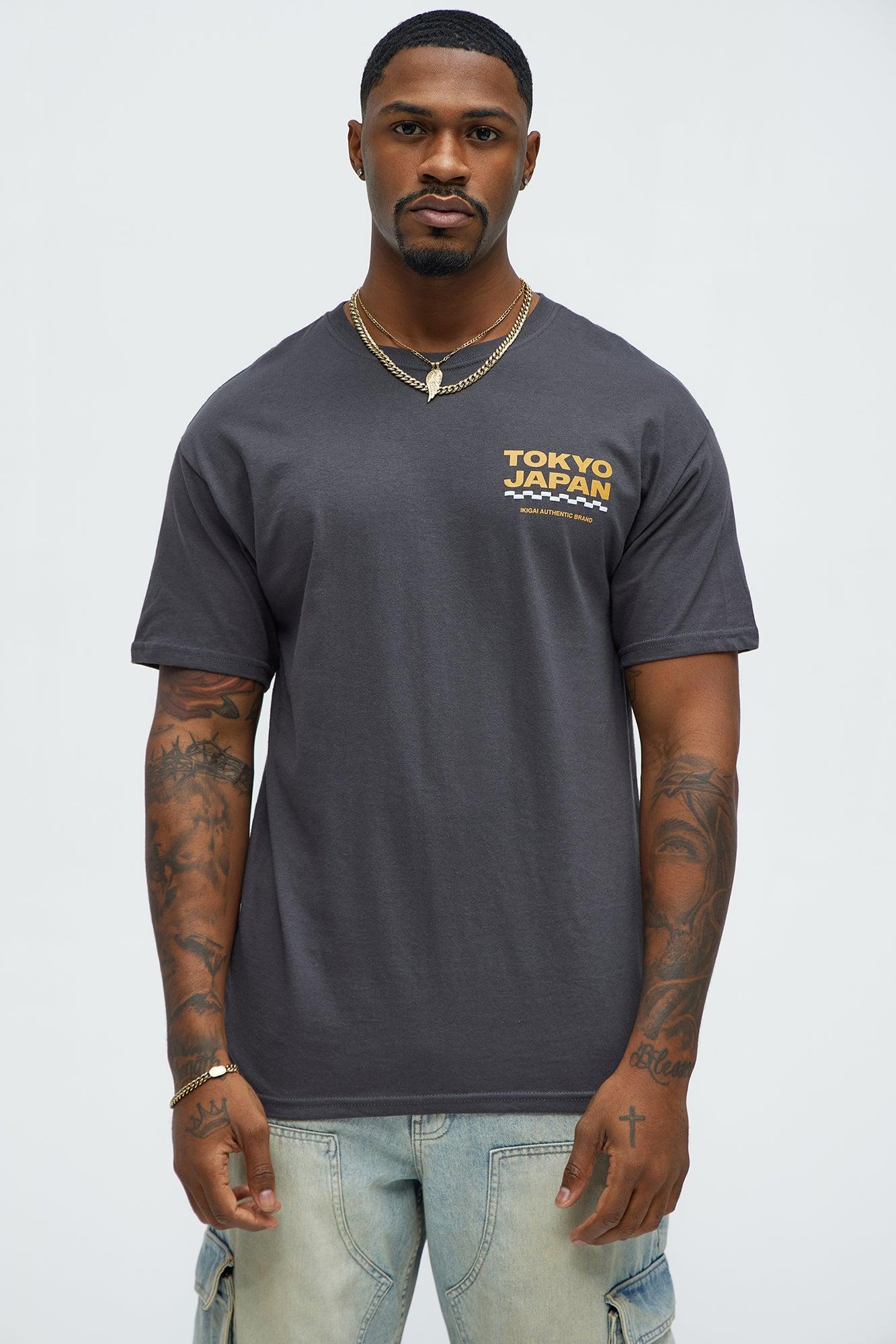 Tokyo Japan Import Short Sleeve Tee - Charcoal Product Image