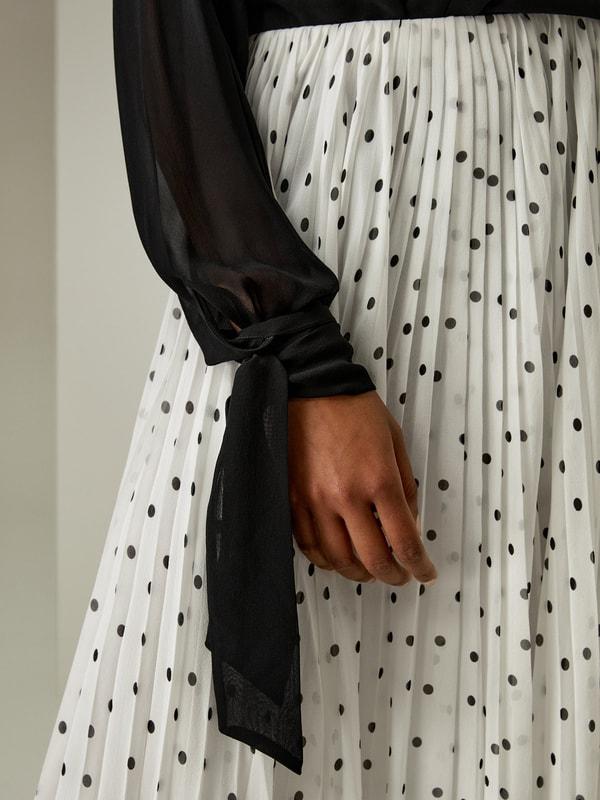 LILYSILK Women's Batwing Sleeve Chiffon Blouse Set, Black XL - Flowy, Elegant Top for Parties & Vacations Product Image