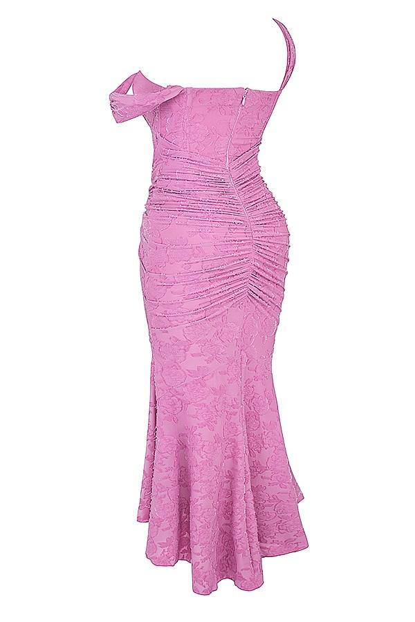 Cesca  rose pink floral maxi dress Product Image