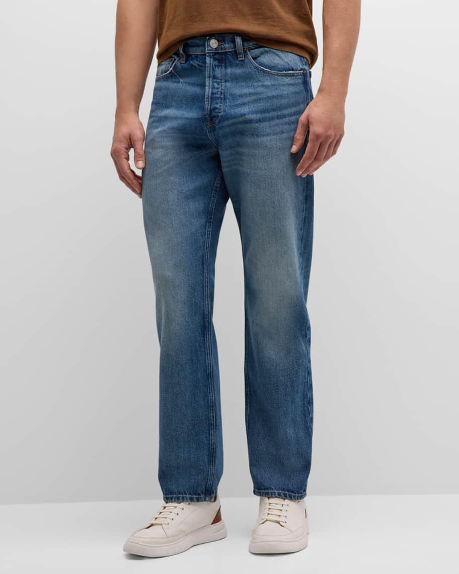 Mens The Straight Washed Jeans Product Image