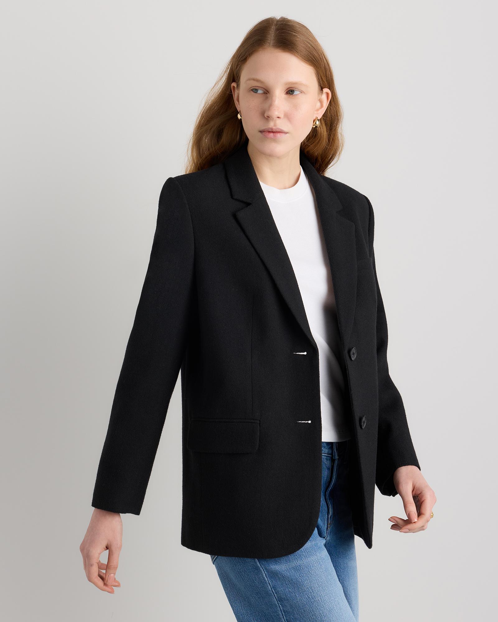 Quince | Women's Italian Wool Oversized Blazer Size XL Product Image