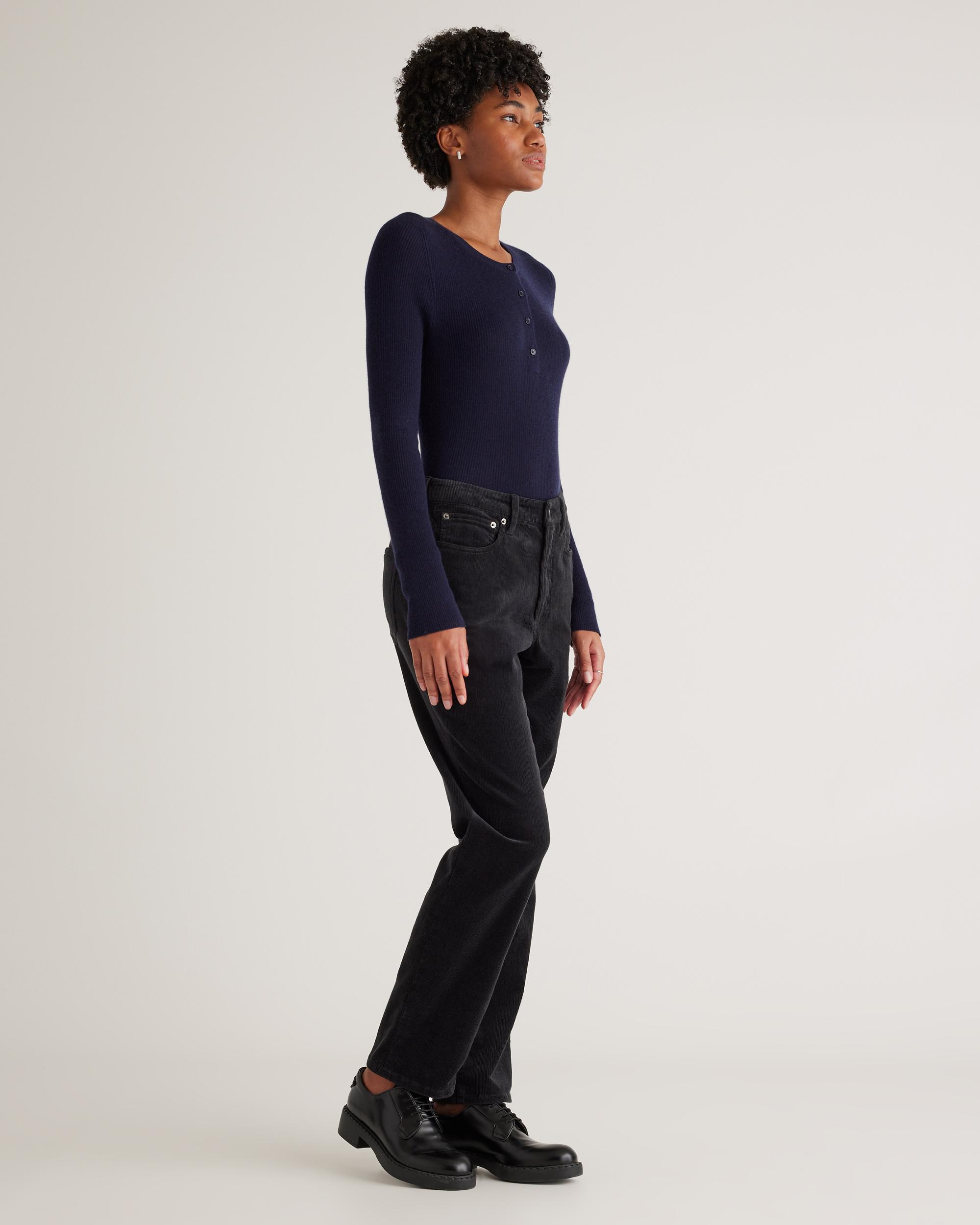 Quince | Women's Organic Stretch Corduroy Straight Leg Pants Organic Cotton Product Image