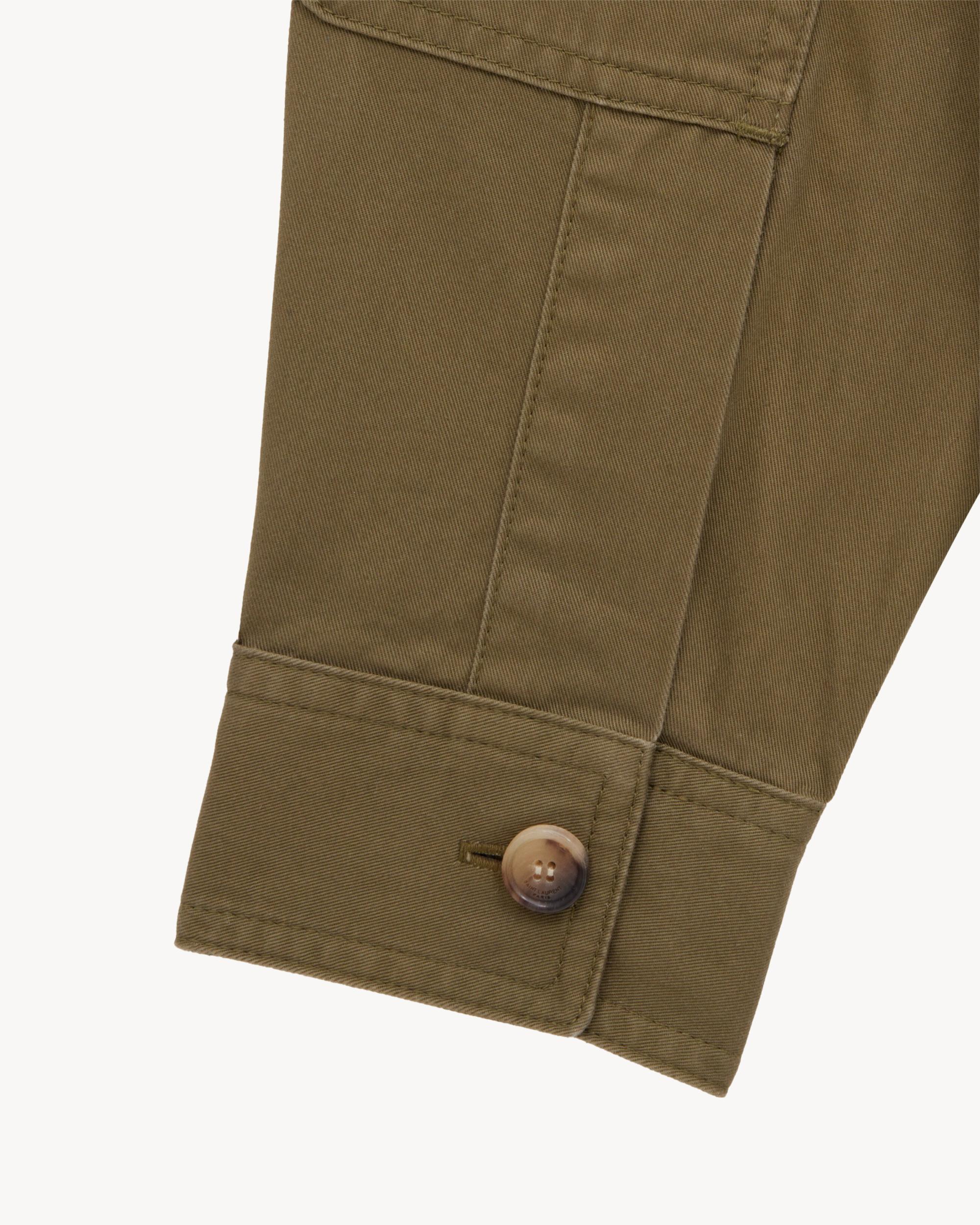 overshirt in cotton twill Product Image