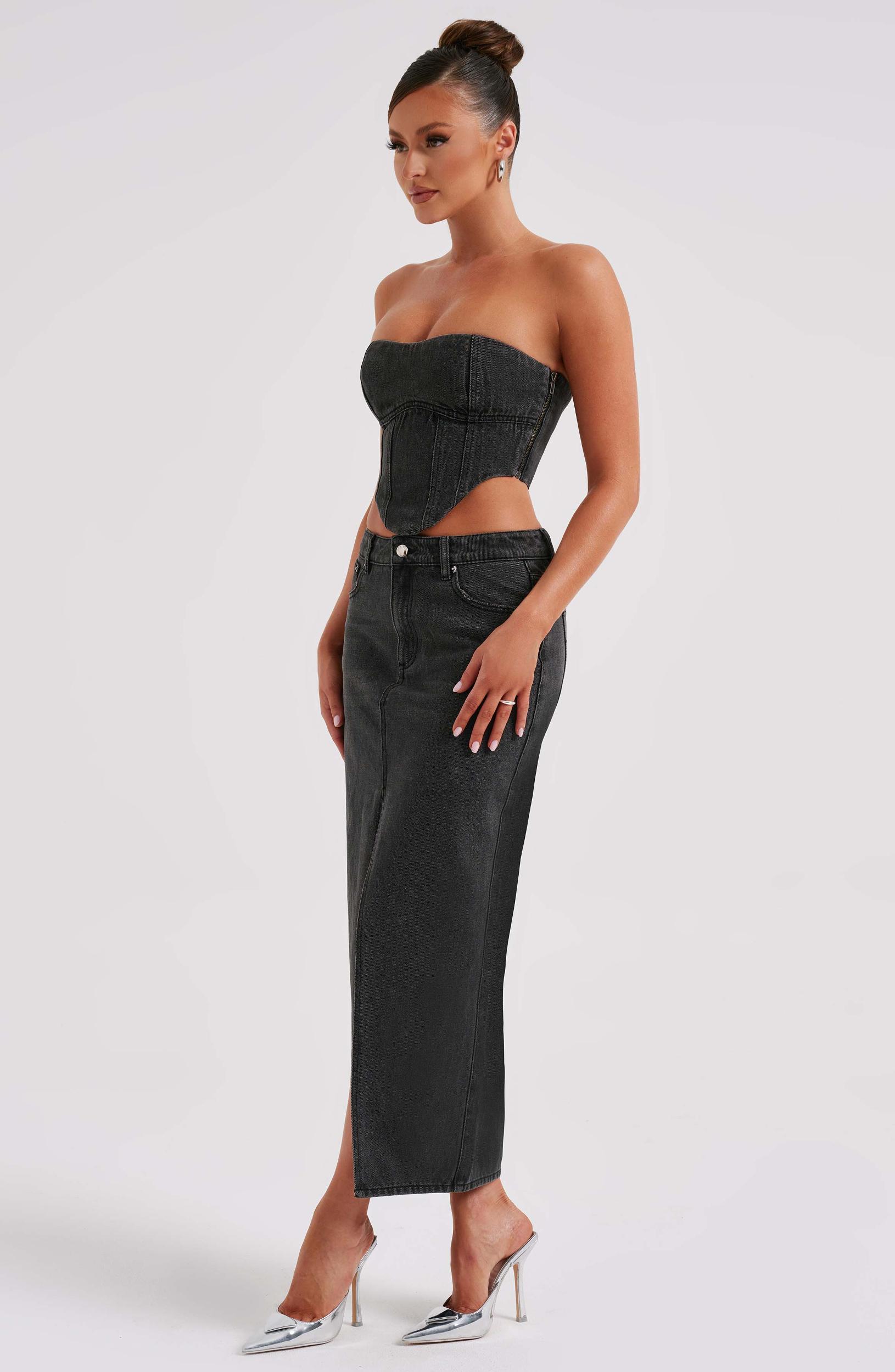 Flor Maxi Skirt - Black Product Image
