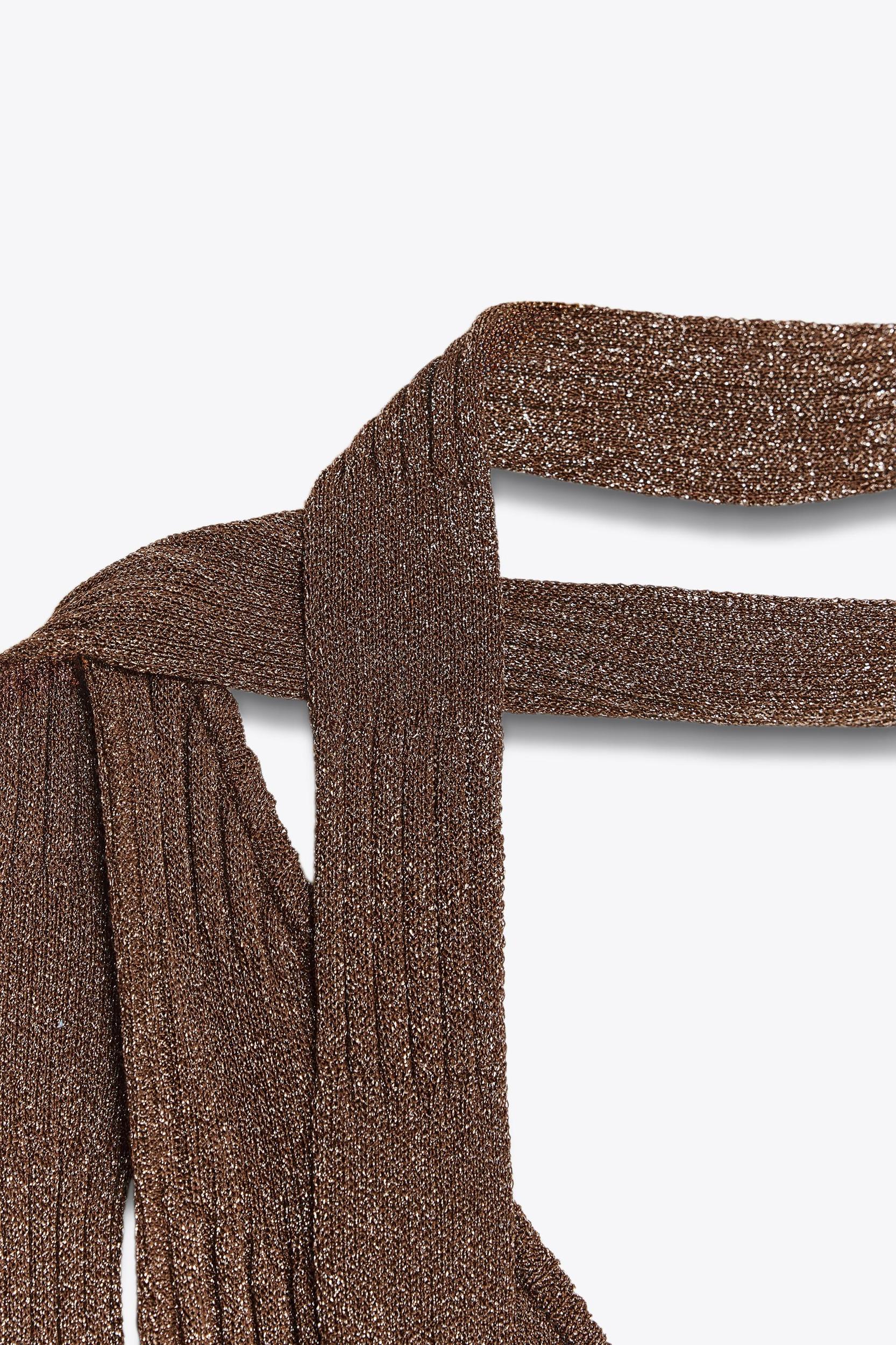 ASYMMETRIC SCARF MIDI DRESS Product Image