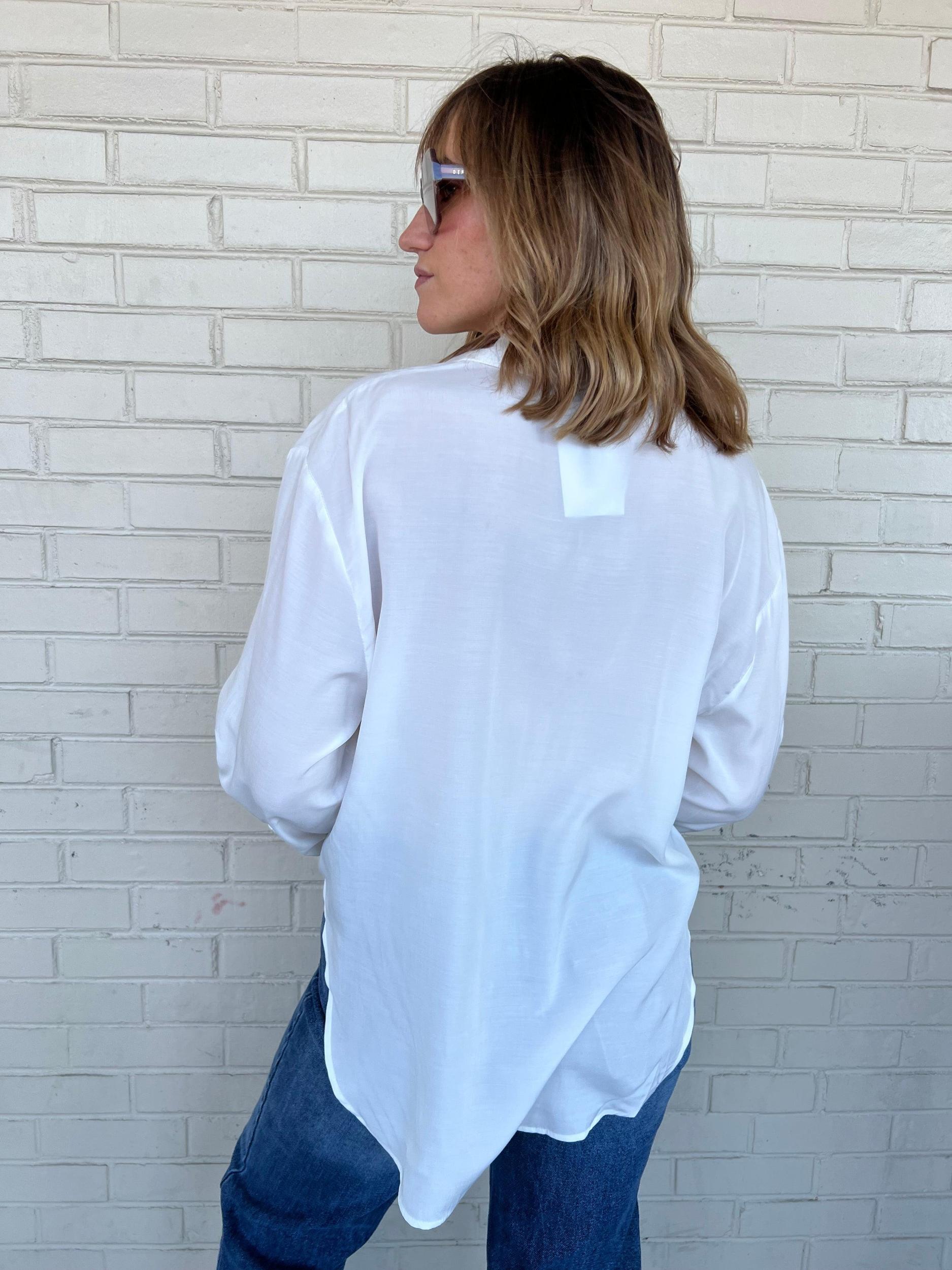 Modern Love Button Down Blouse Product Image