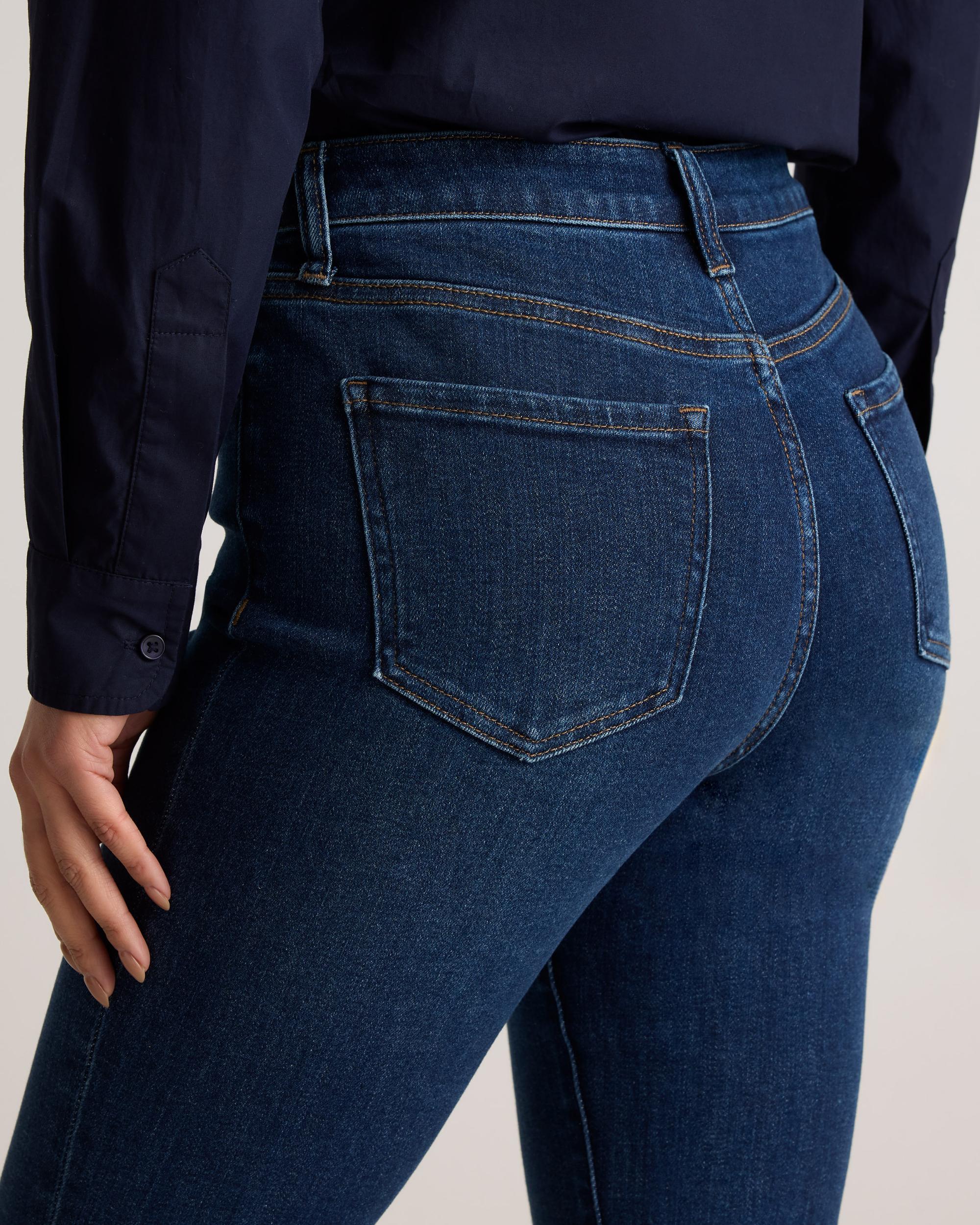 Quince | Women's Bella Stretch Kick Flare Jeans Organic Cotton Product Image