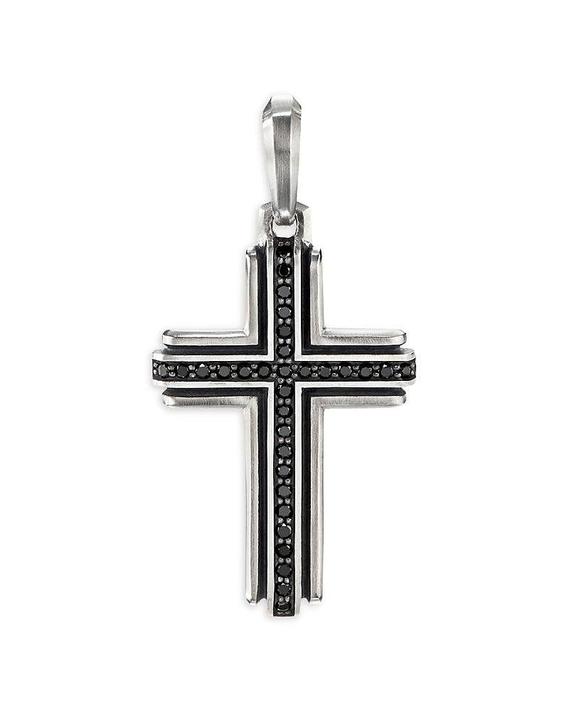 Mens Cross Pendant in Sterling Silver Product Image