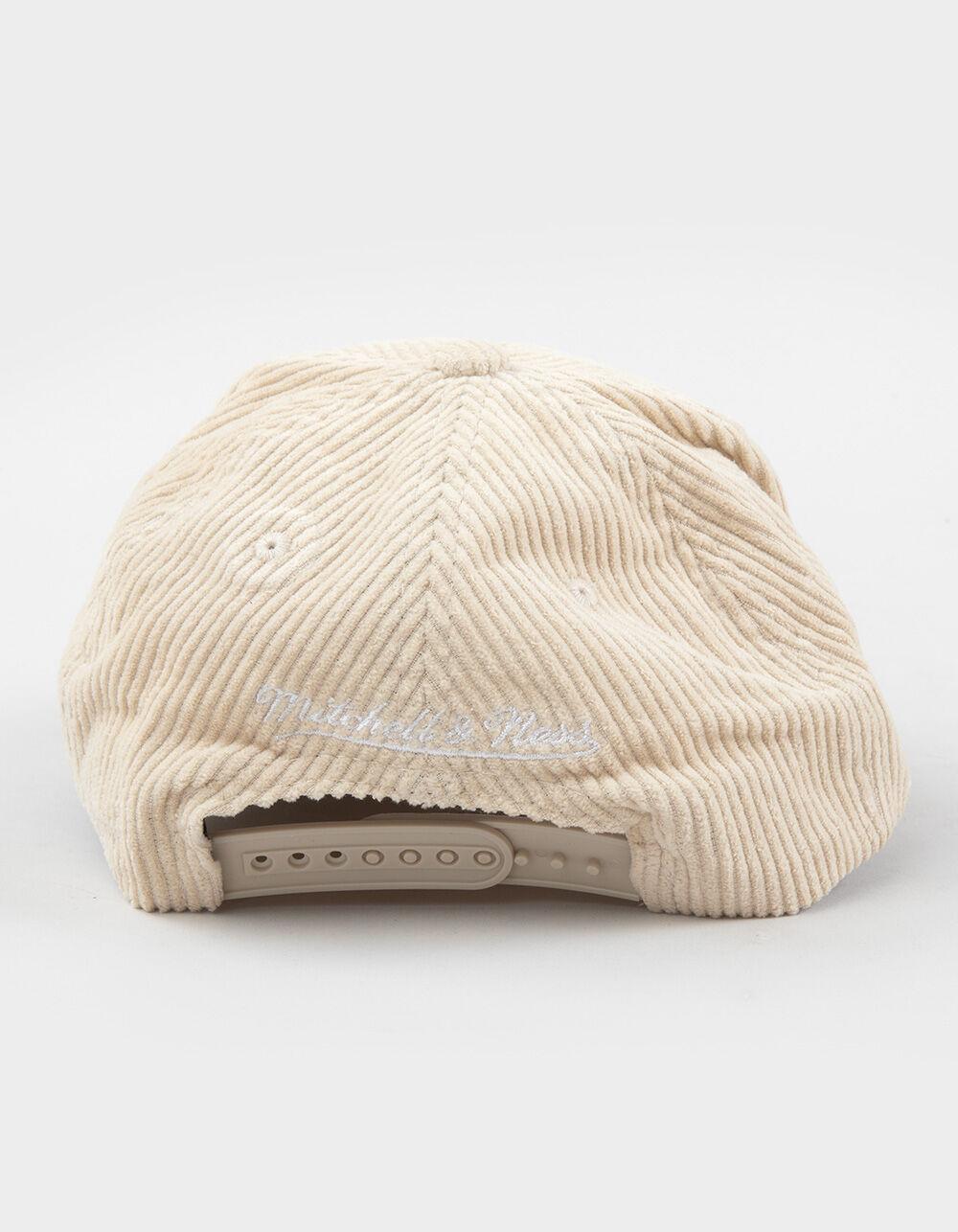 MITCHELL & NESS Golden State Warriors Corduroy Snapback Hat  - IVORY Product Image