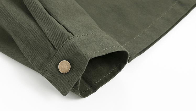 RT No. 2766 GREEN ZIP-UP COLLAR JK Product Image