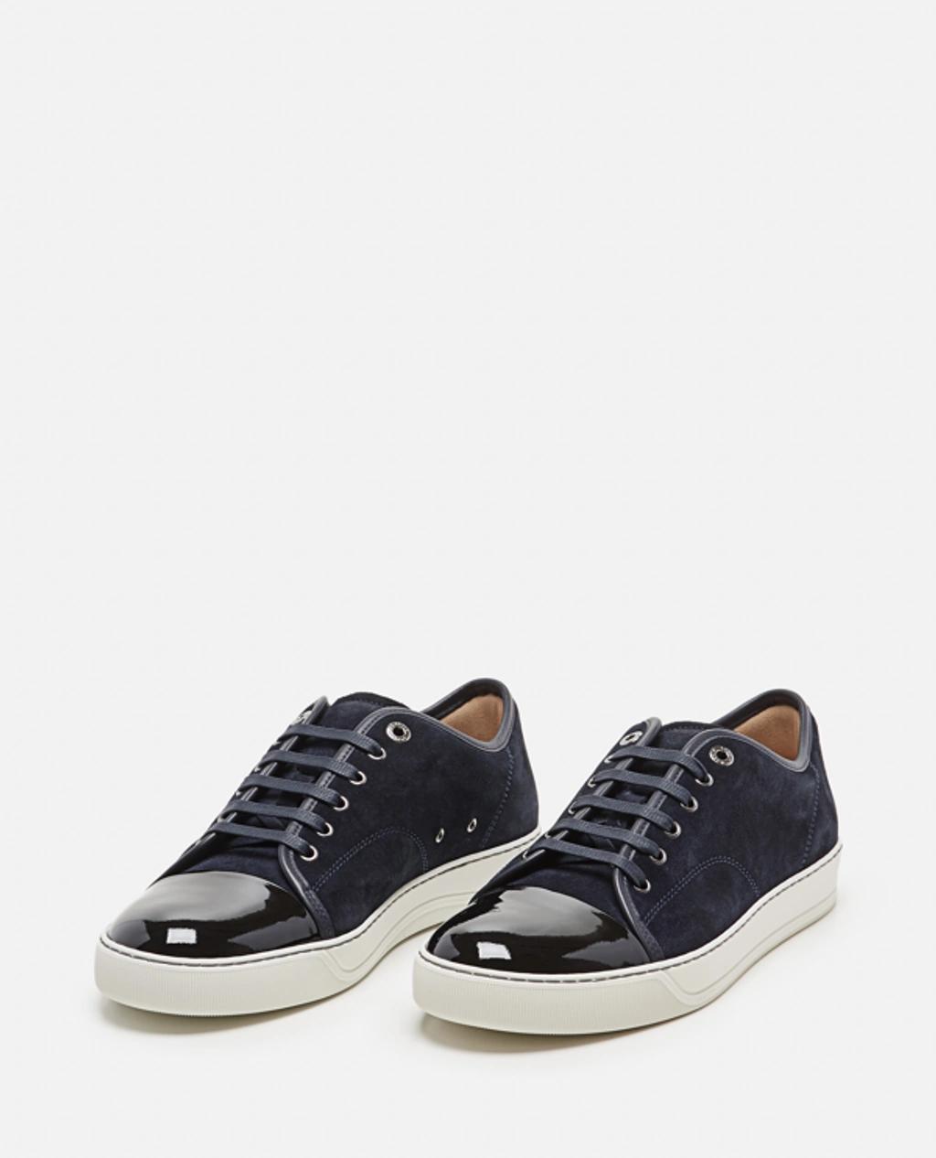 Black DBB1 Suede & Patent Leather Sneakers Product Image