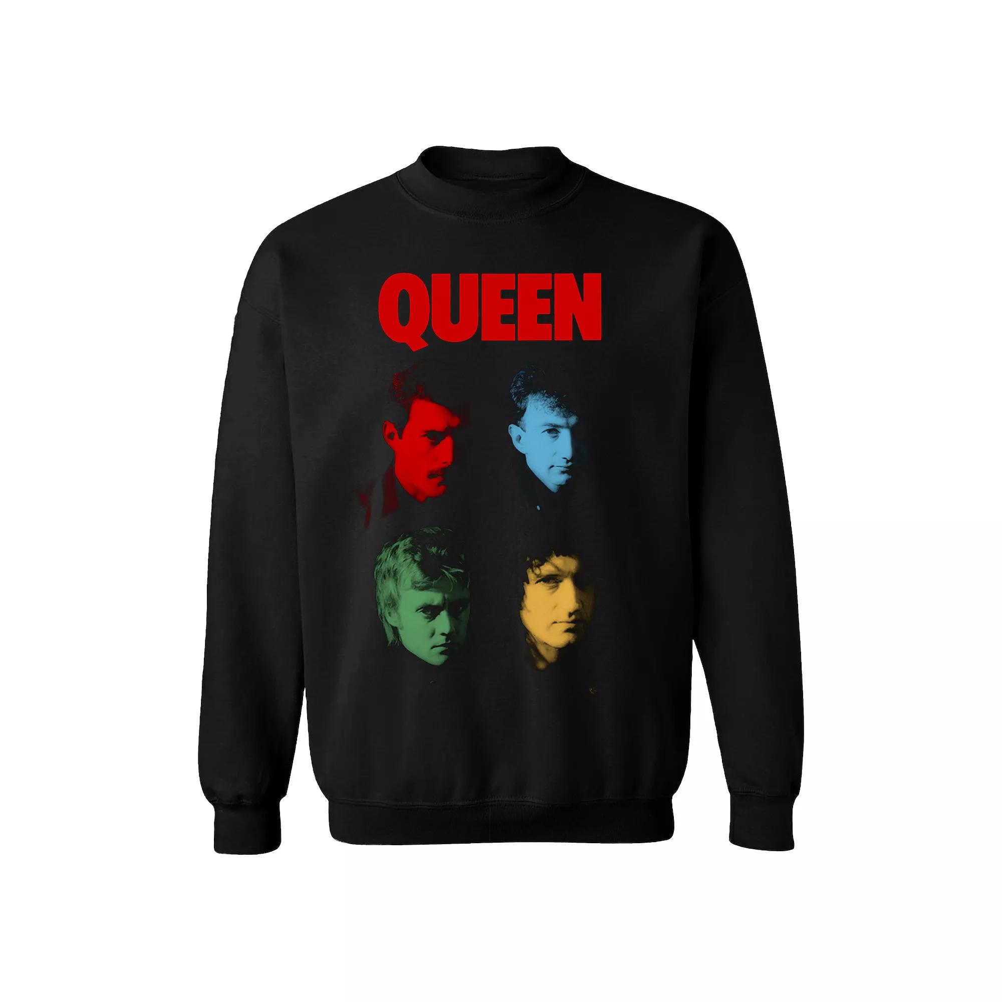 Men's Queen Hot Space Sweatshirt, Size: XL, Black Product Image