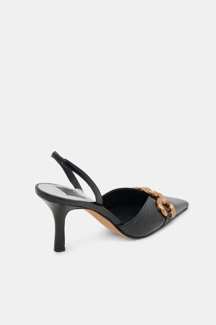 Haylee Heels - Midnight Crinkle Patent Product Image