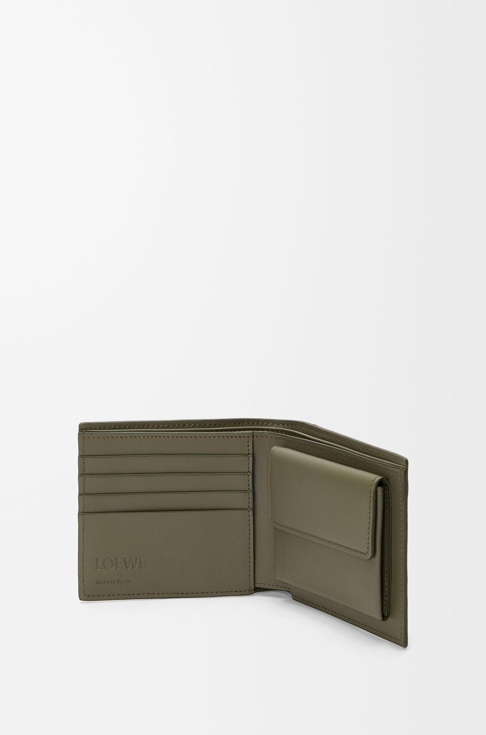 Bifold coin wallet in soft grained calfskin Product Image