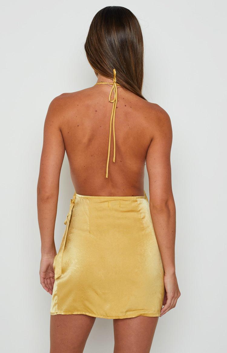 Douglas Gold Mini Dress Product Image