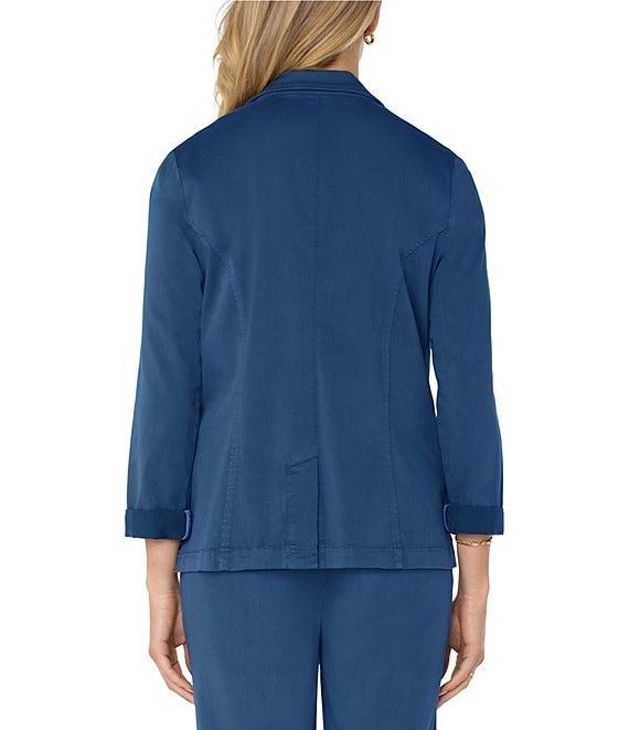 Liverpool Los Angeles Stretch Sateen Notch Lapel Fitted Blazer Product Image