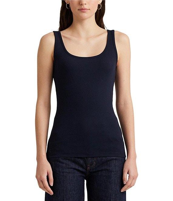 Lauren Ralph Lauren Stretch Cotton Tank Top Product Image