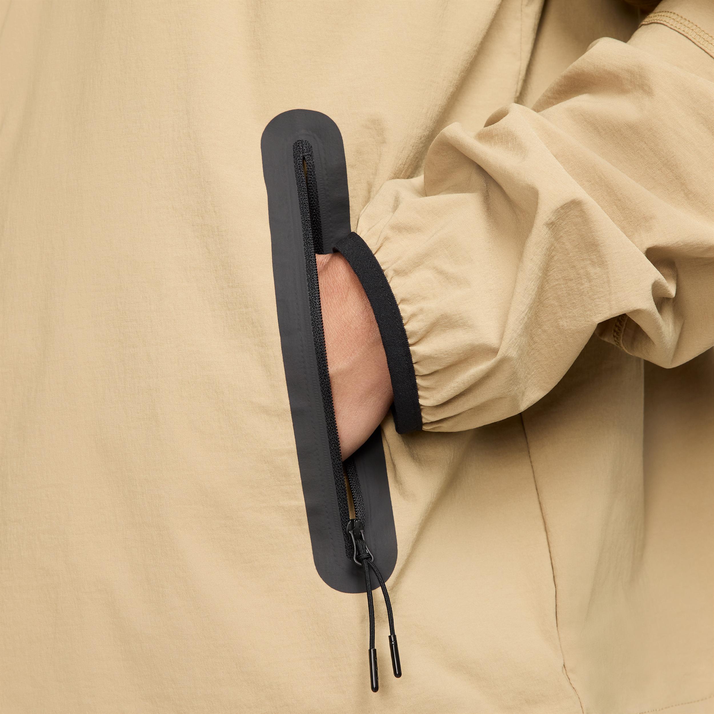 Nike Mens Nike Tech Woven WR Full-Zip Jacket - Mens Parachute Beige/Black Product Image