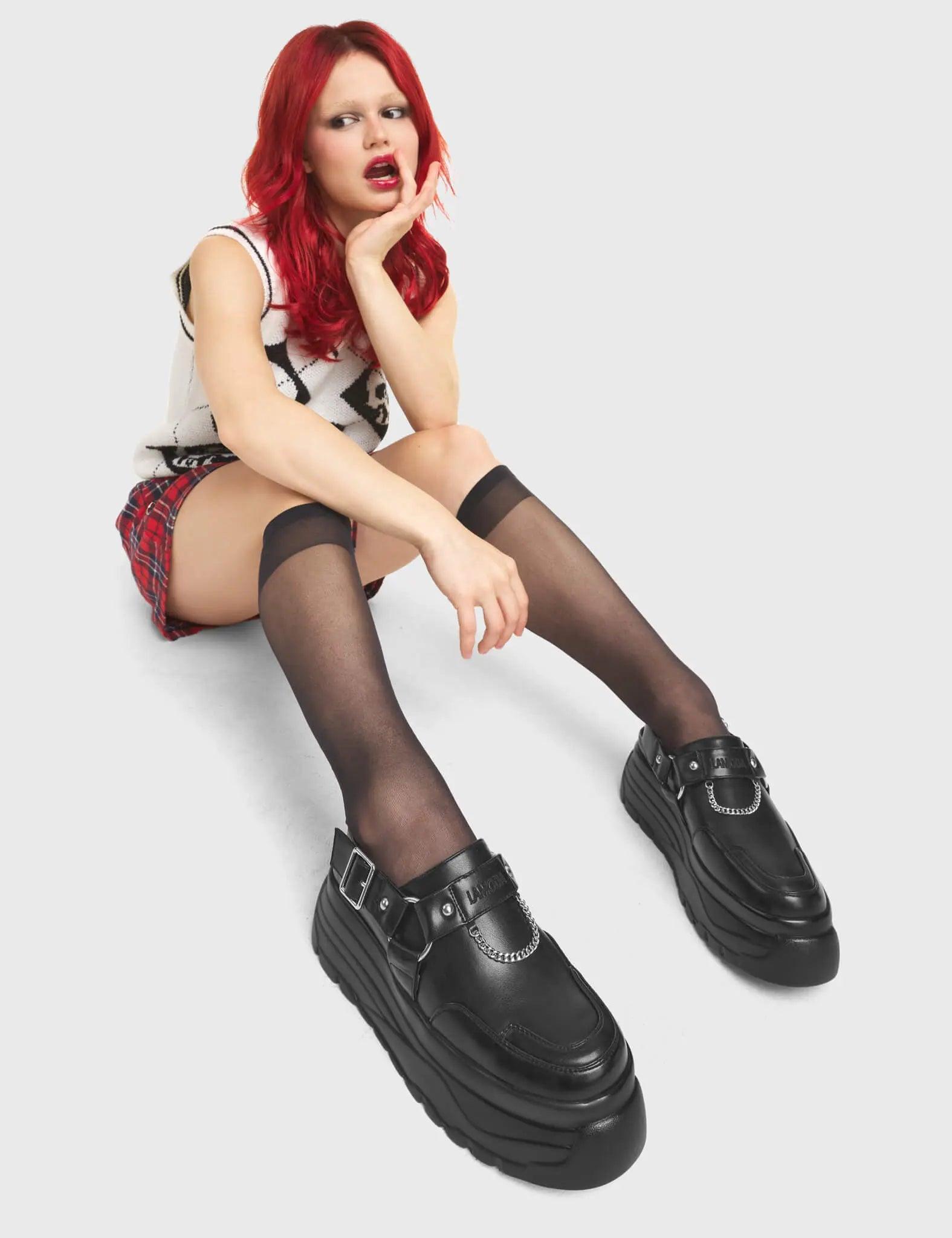 Cut Above Chunky Platform Clogs Product Image