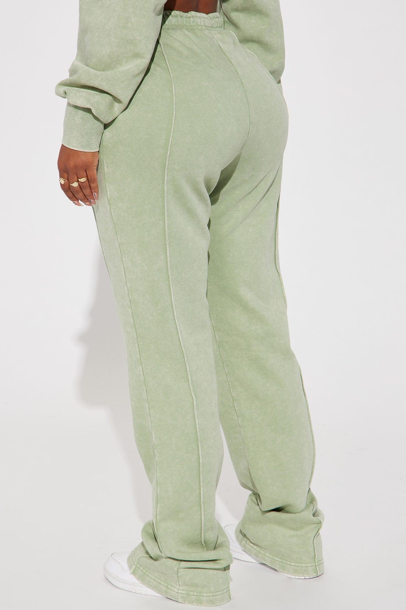 Chill Out Lounge Flare Pant - Sage Product Image