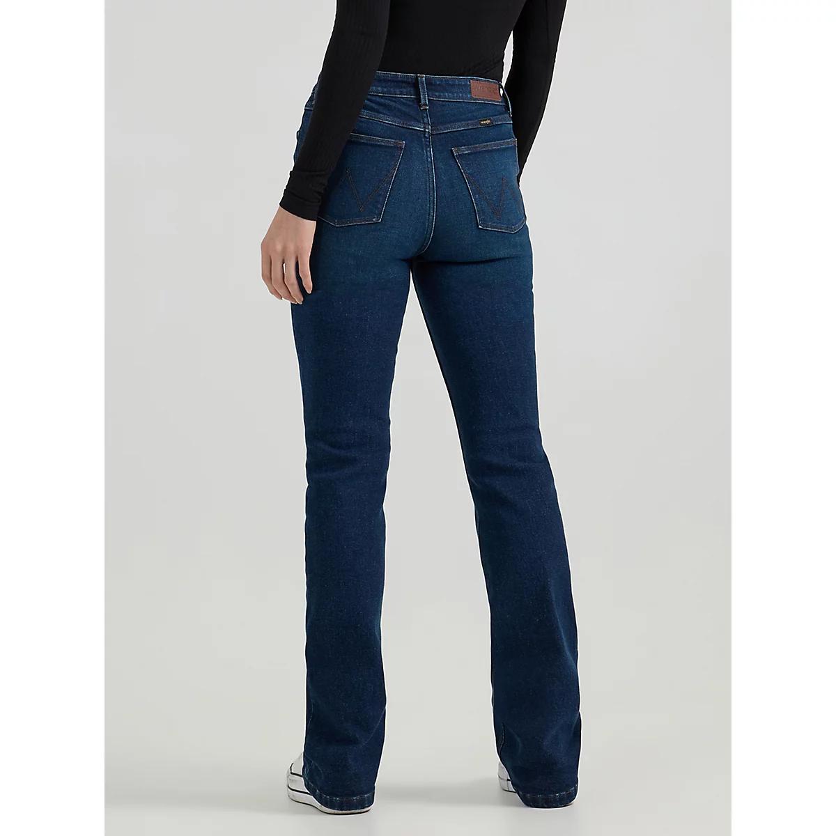 Women's Wrangler® High Rise Bold Boot Jean in Paisley Product Image