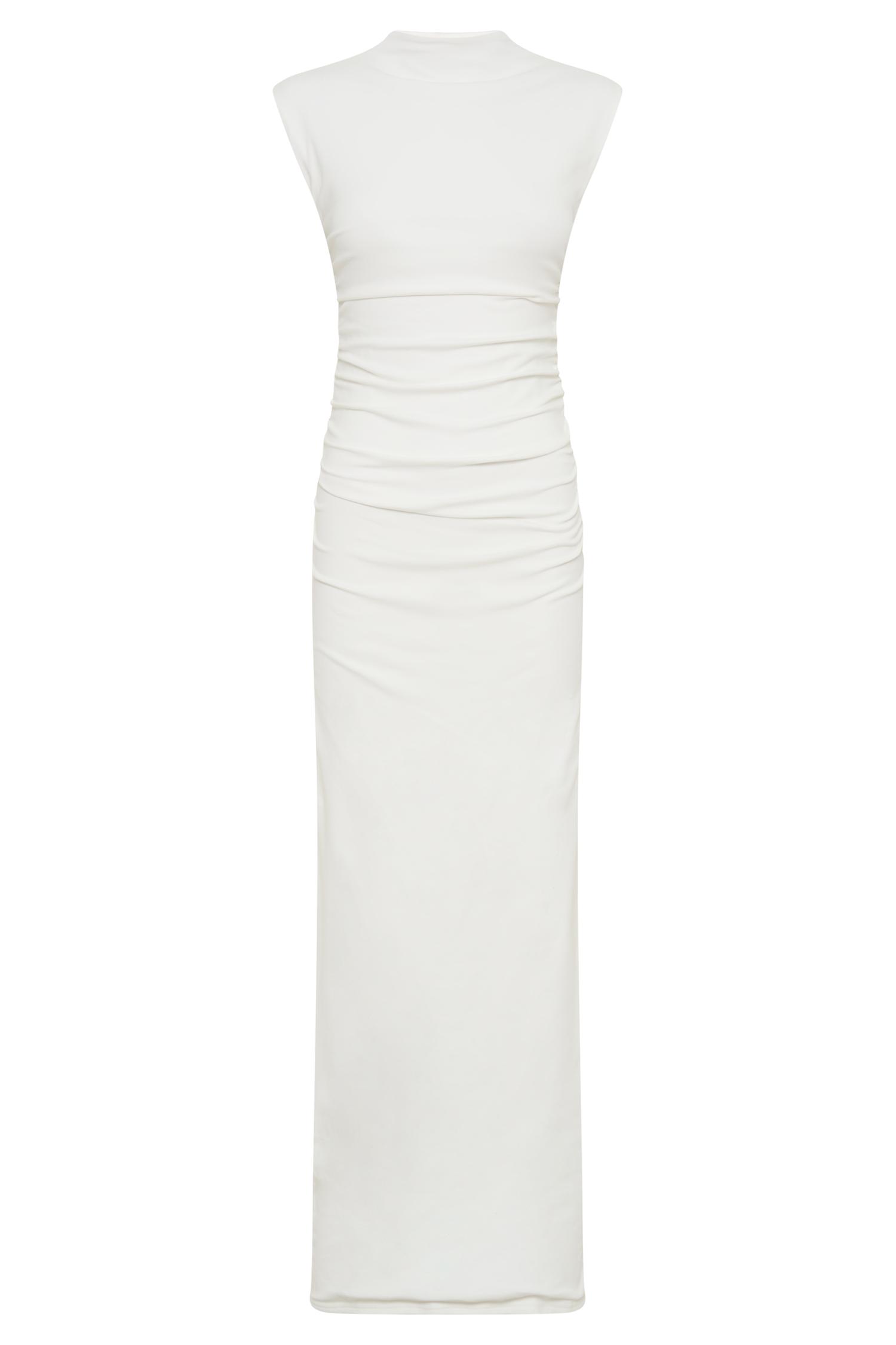 Elliot High Neck Sleeveless Maxi Dress - White Product Image