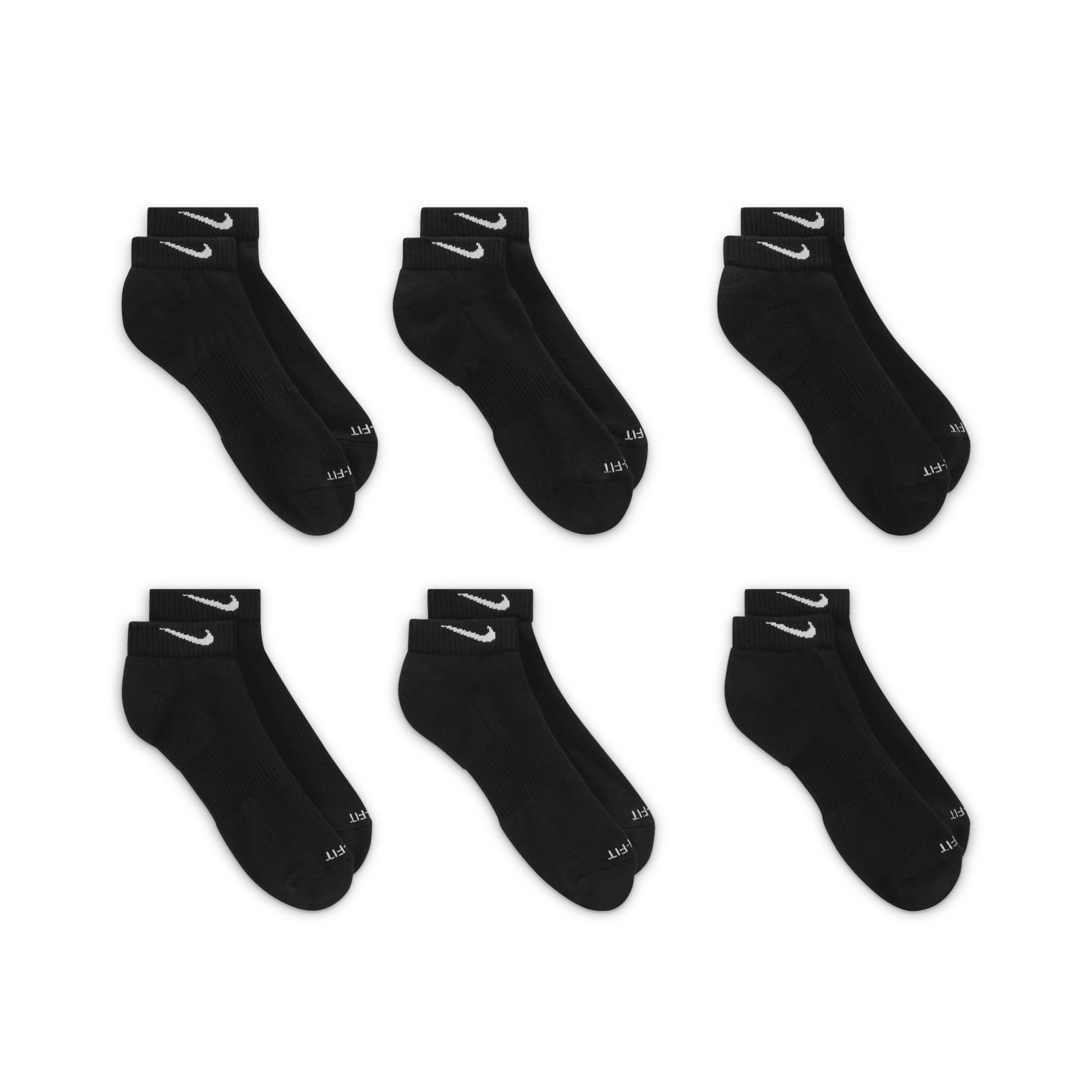 Nike Unisex Everyday Plus Cushioned Training Low Socks (6 Pairs) | SX7042-100 Product Image