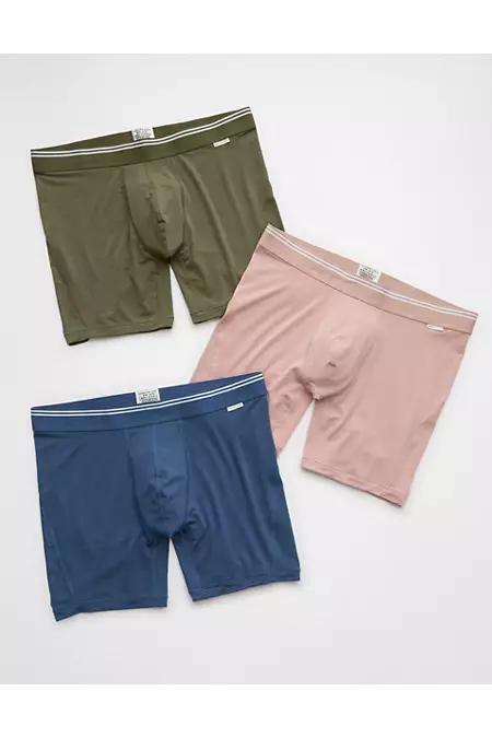 AEO Men's 6" Ultra Soft Boxer Brief 3-Pack Men's Product Image