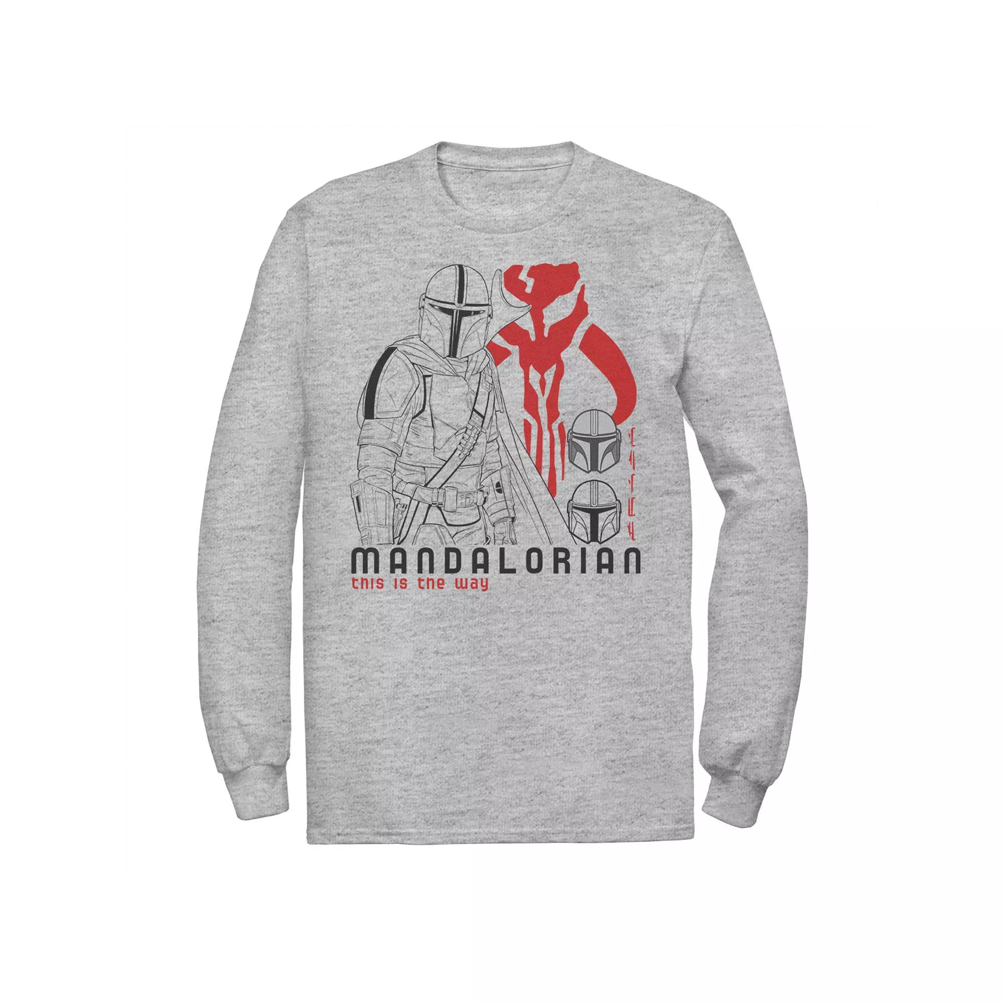 Men's Star Wars The Mandalorian This Is The Way Line Art Tee,  Product Image