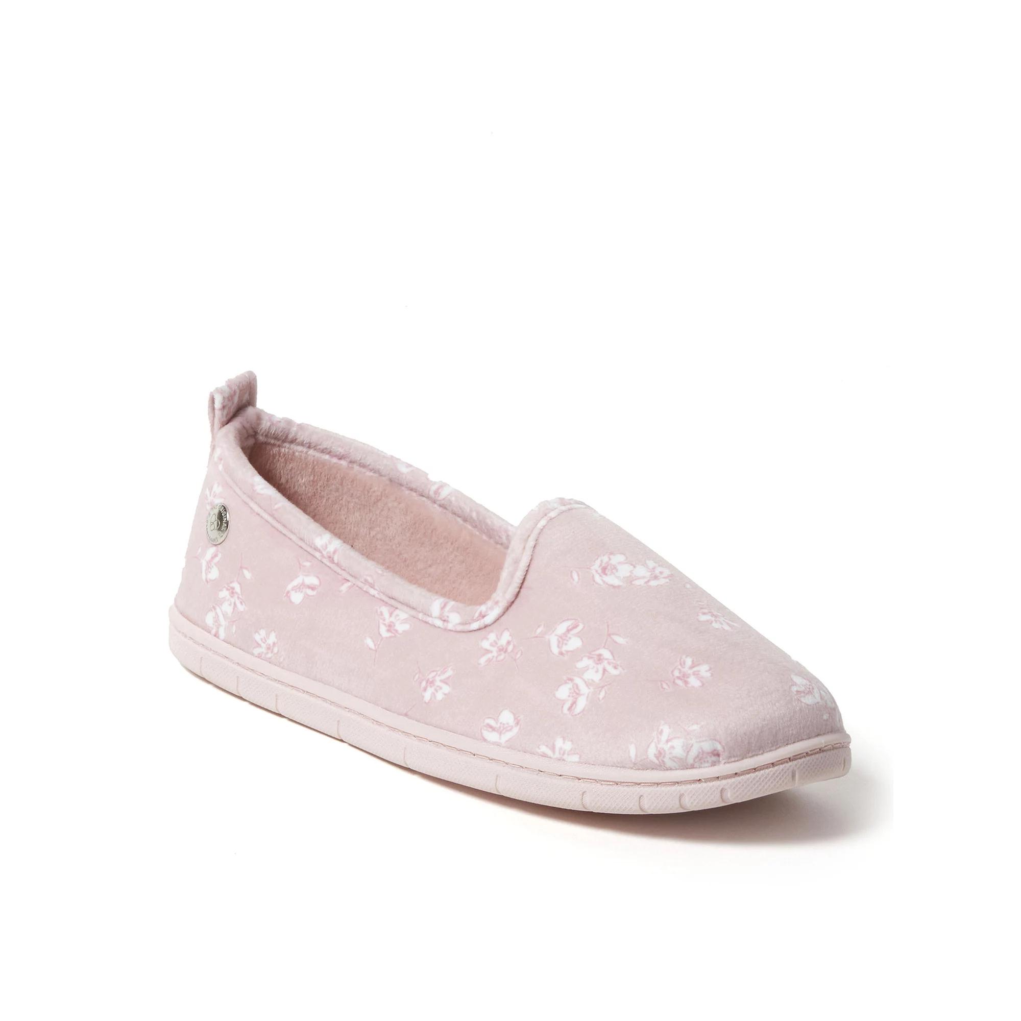 Dearfoams Rachel Velour Womens Closed Back Slippers Product Image