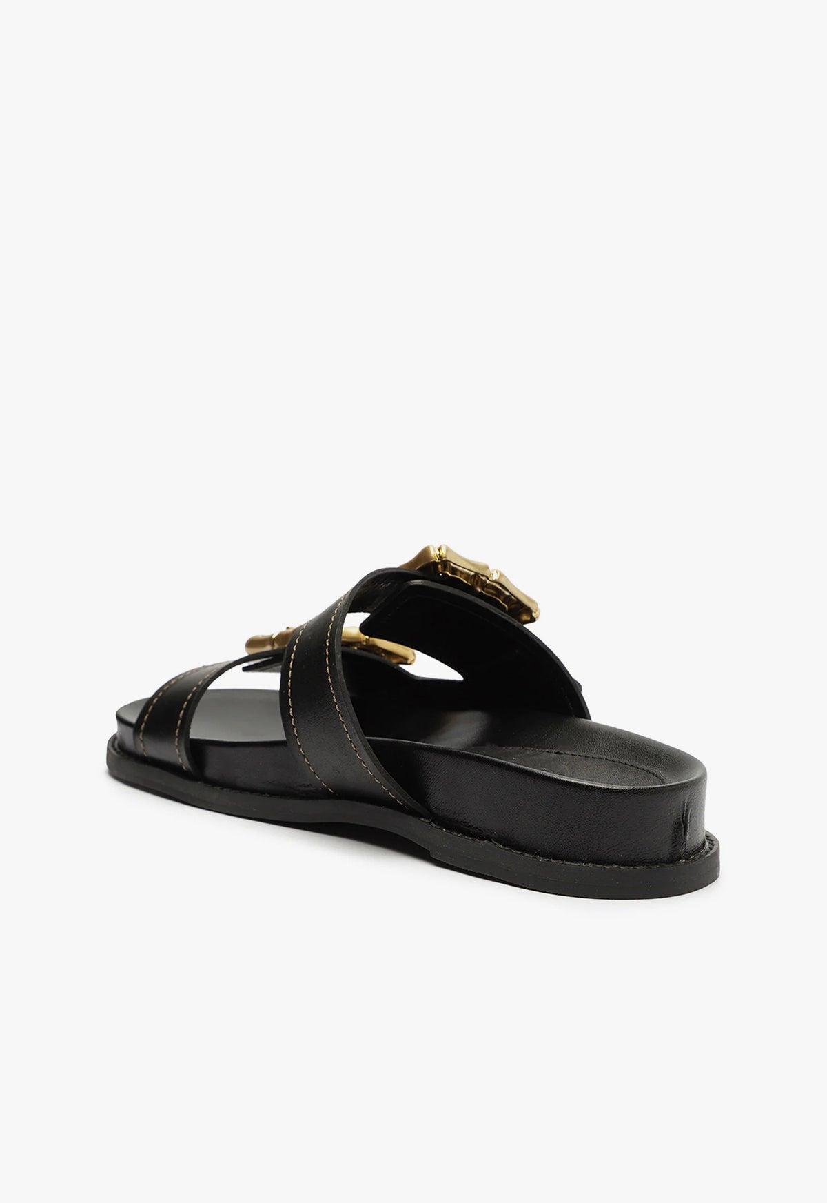 Enola Black Sporty Sandal Female Product Image