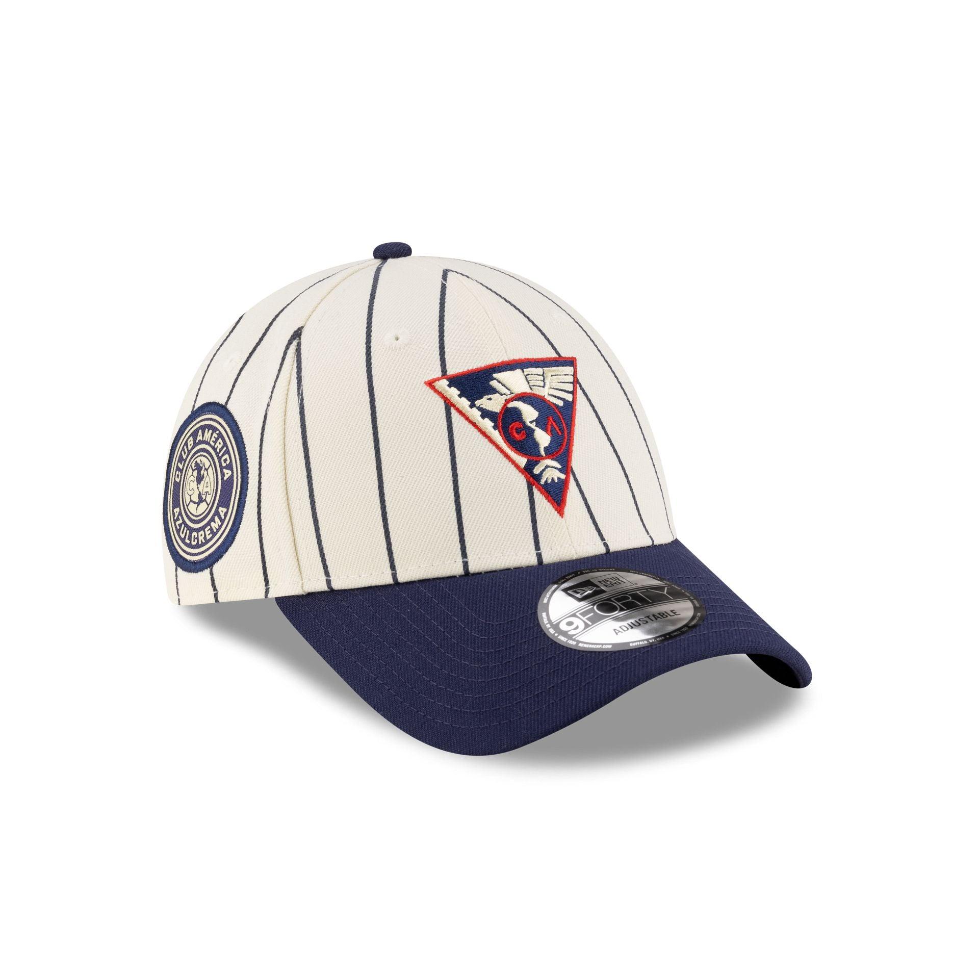 Club América Retro Pinstripe 9FORTY Snapback Hat Male Product Image