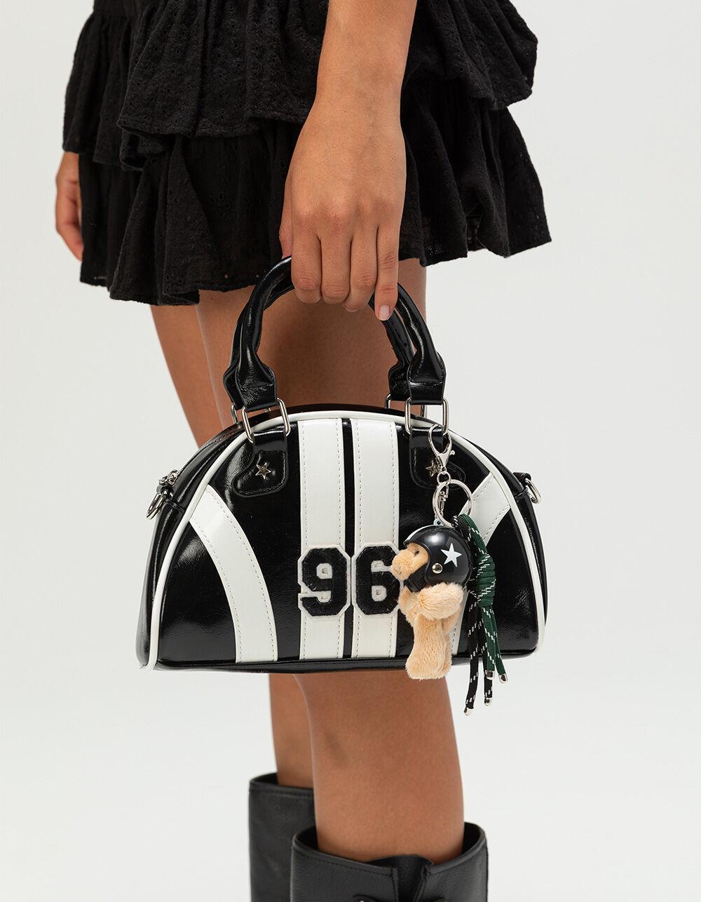 FULL TILT Biker Bear Corded Bag Charm Keychain - MULTI Product Image