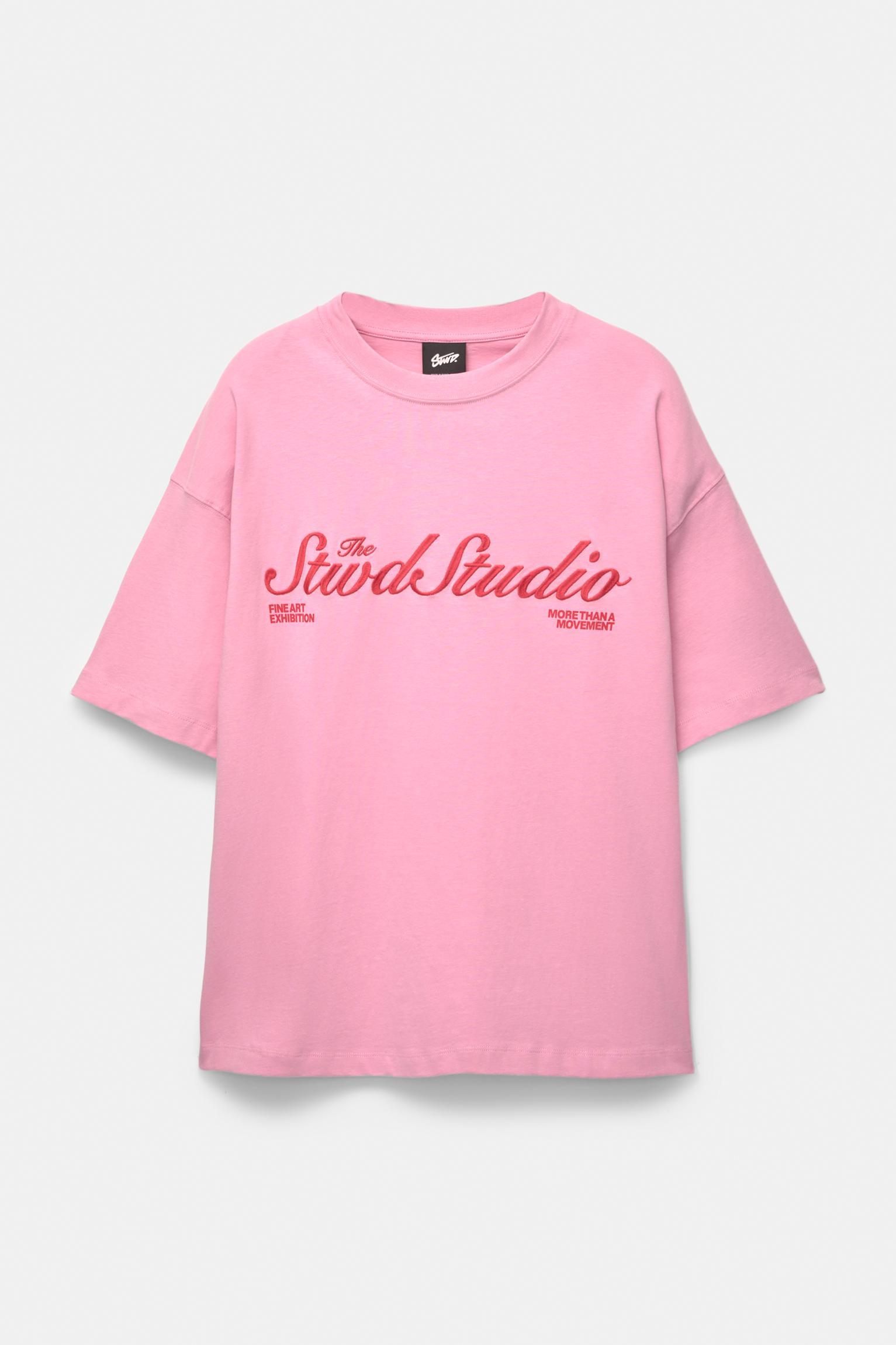 STWD Studio pink T-shirt Product Image