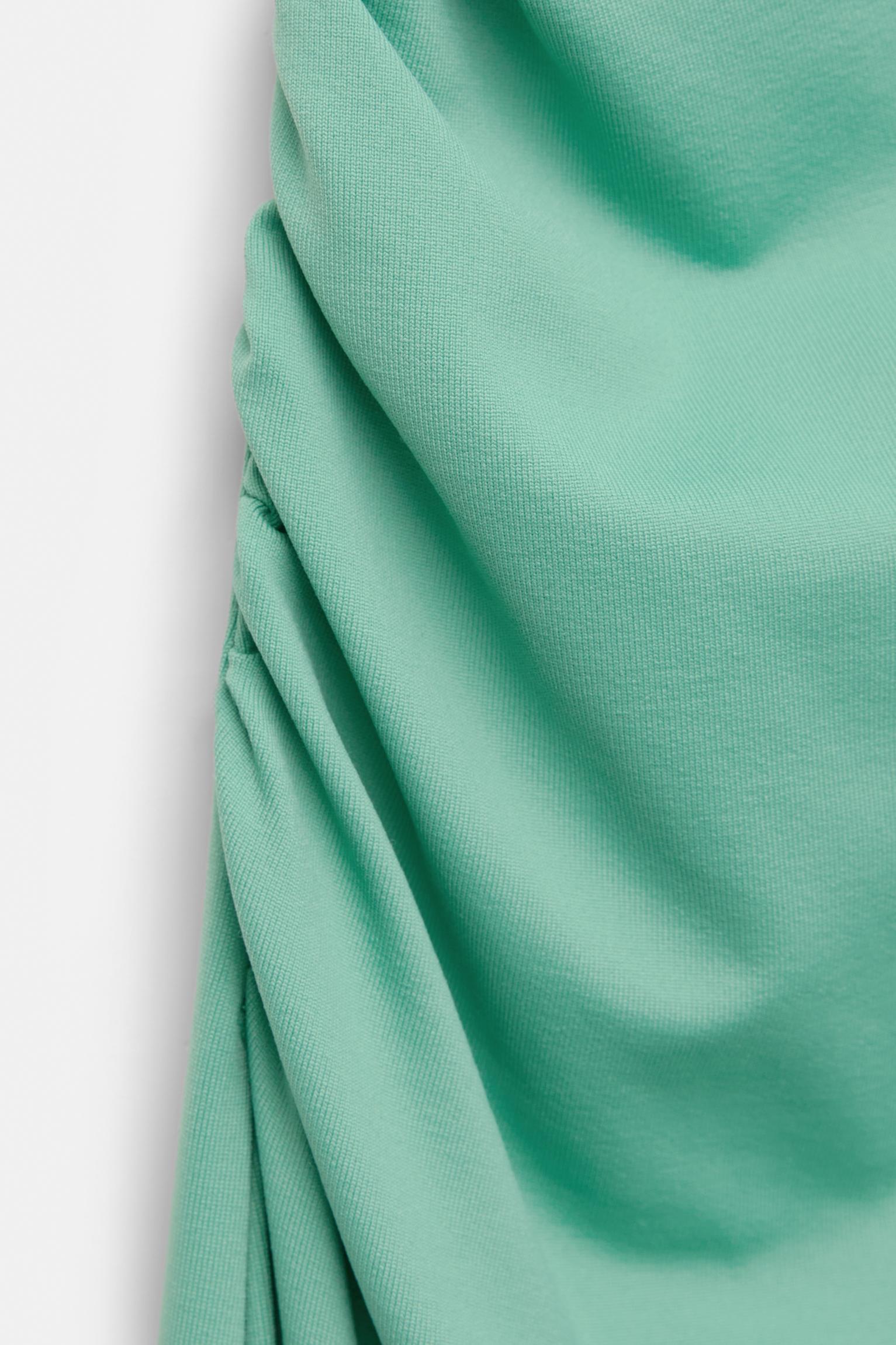 Strapless polyamide dress Product Image