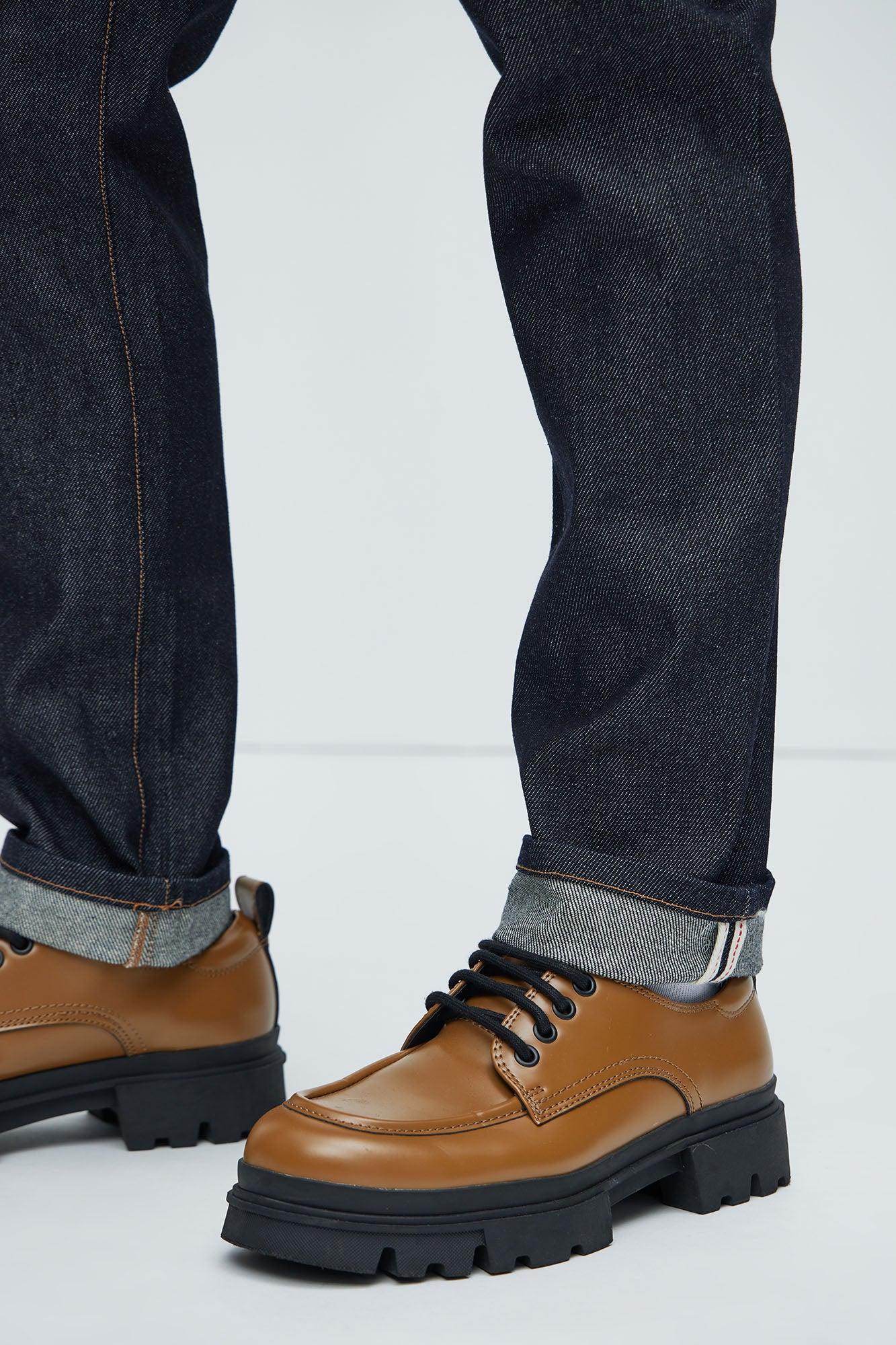 Collin Raw Denim Slim Jeans  - Indigo Product Image