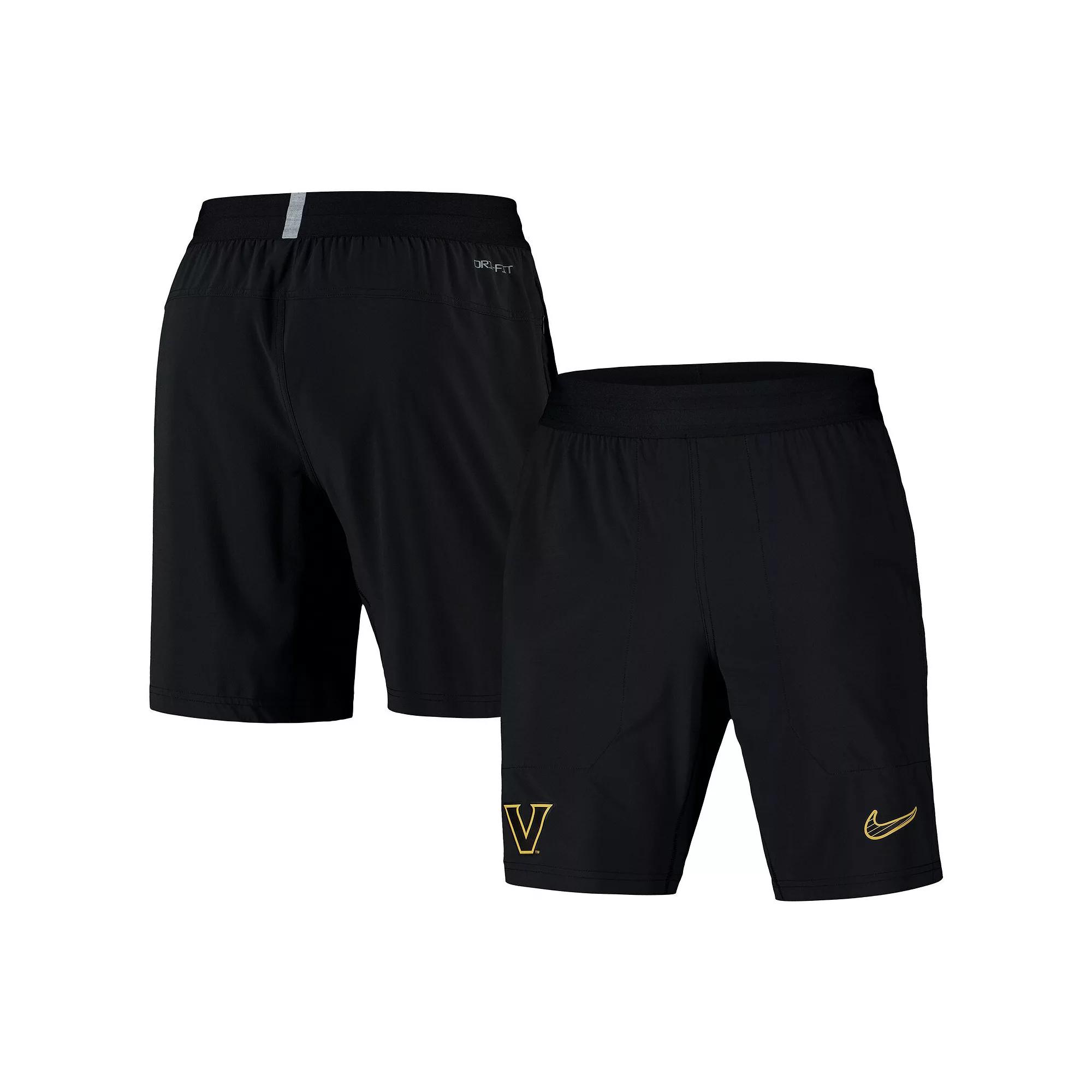 Men's Nike Black Vanderbilt Commodores 2024/25 Sideline Performance Woven Shorts, Size: 2XL Product Image