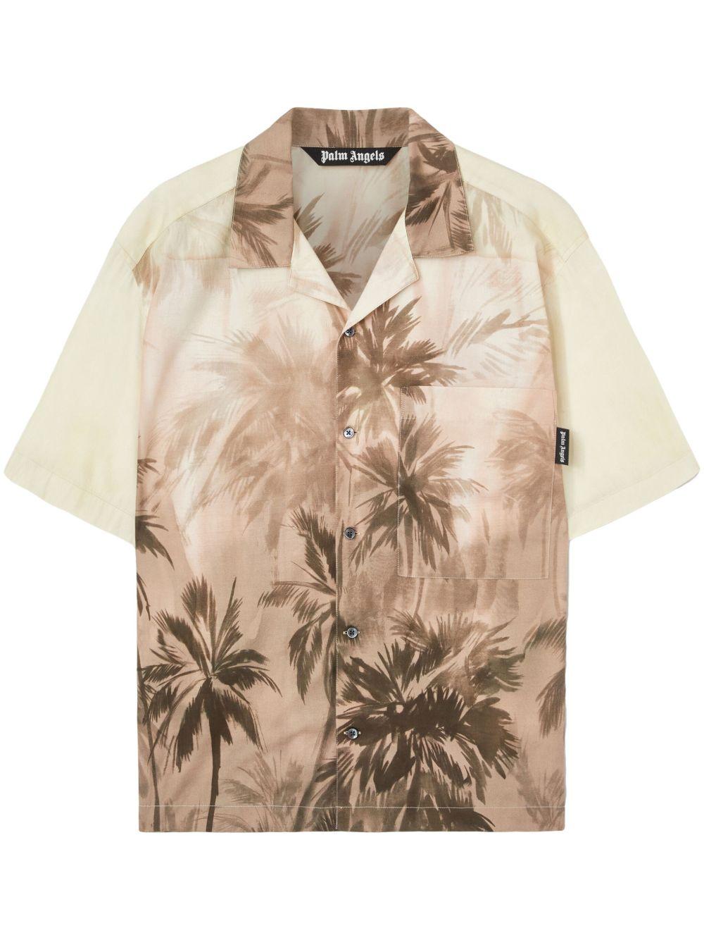 Sunset Palms Bowling shirt Product Image