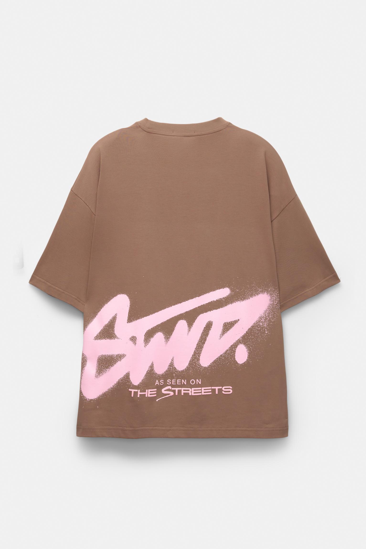 STWD short sleeve T-shirt with graffiti graphic Product Image