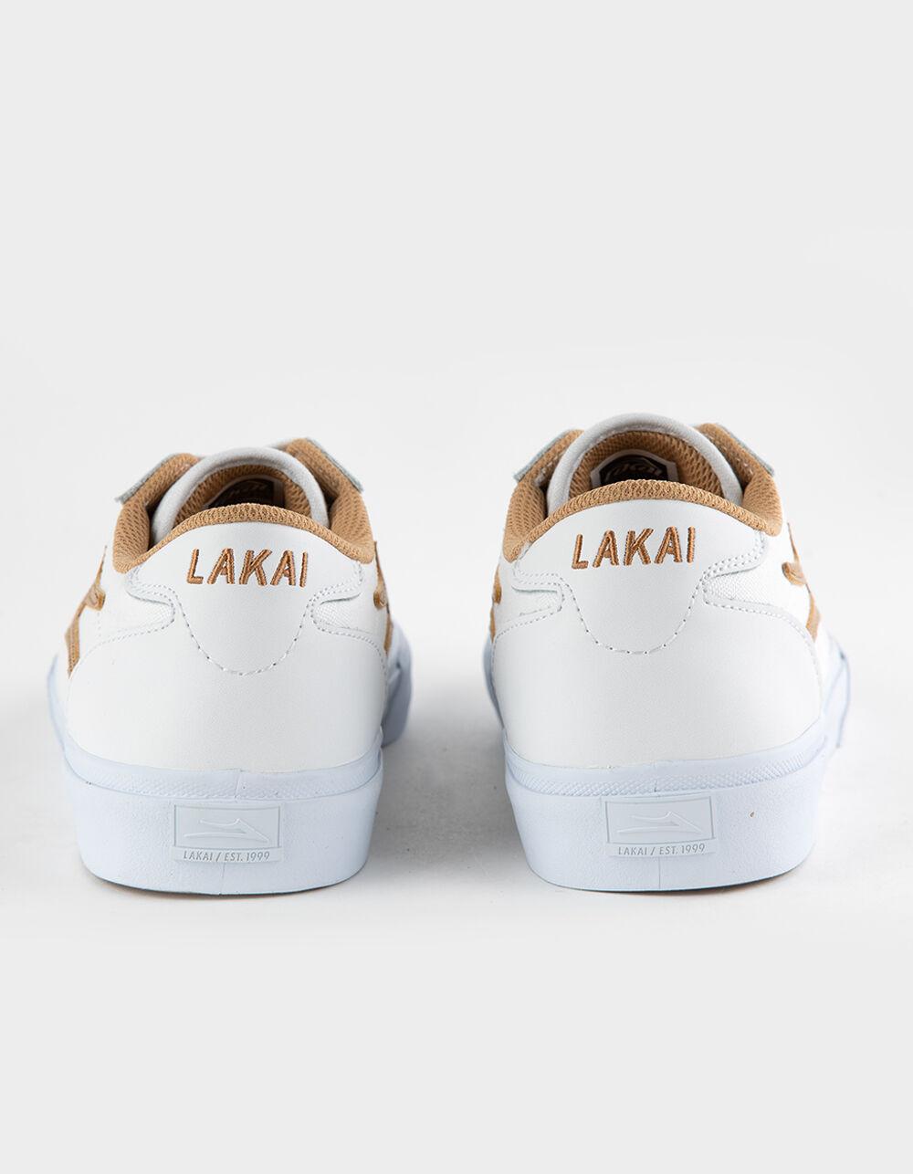 LAKAI Manchester Mens Shoes - WHT/KHAKI Product Image