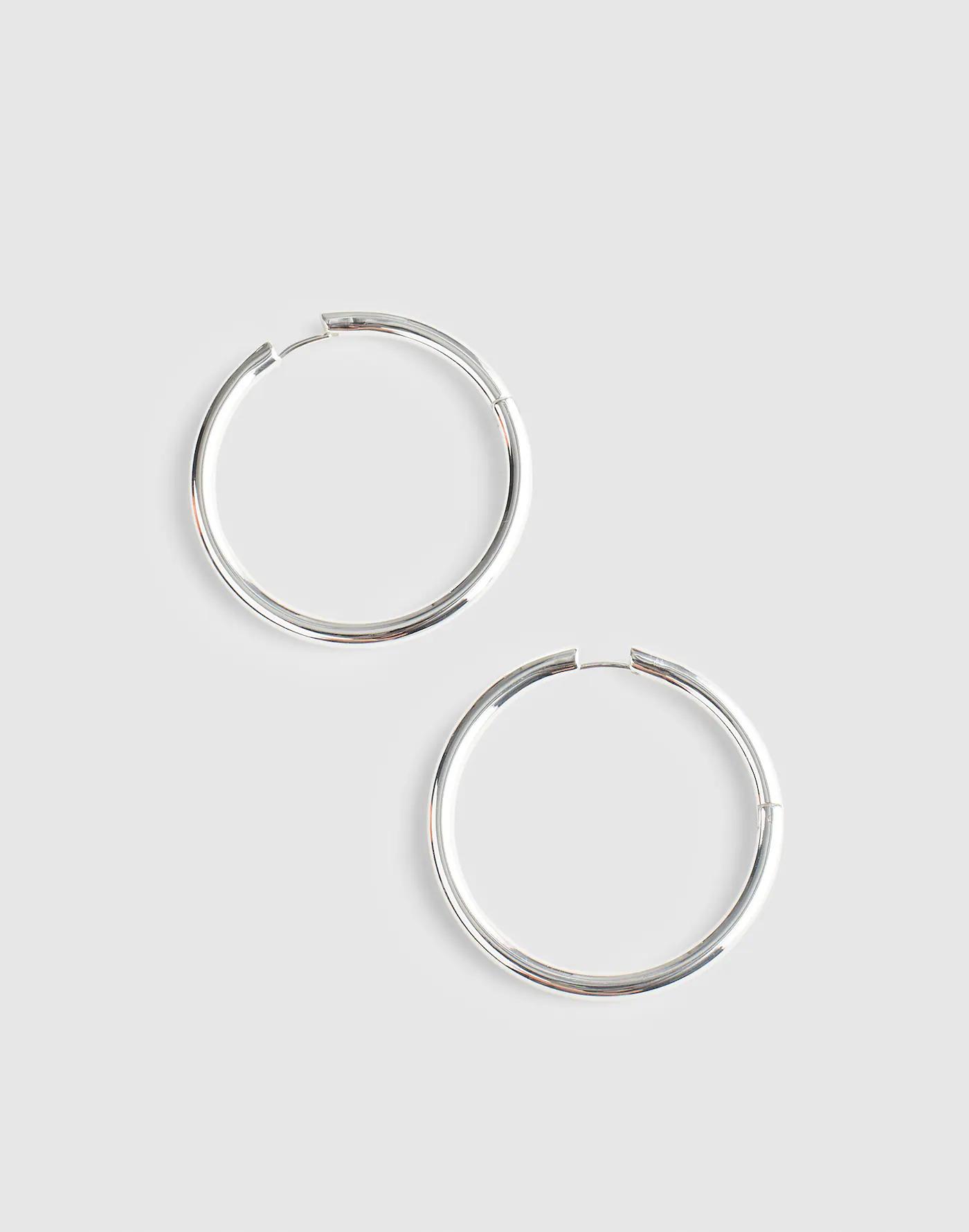 Chunky Large Hoop Earrings Product Image