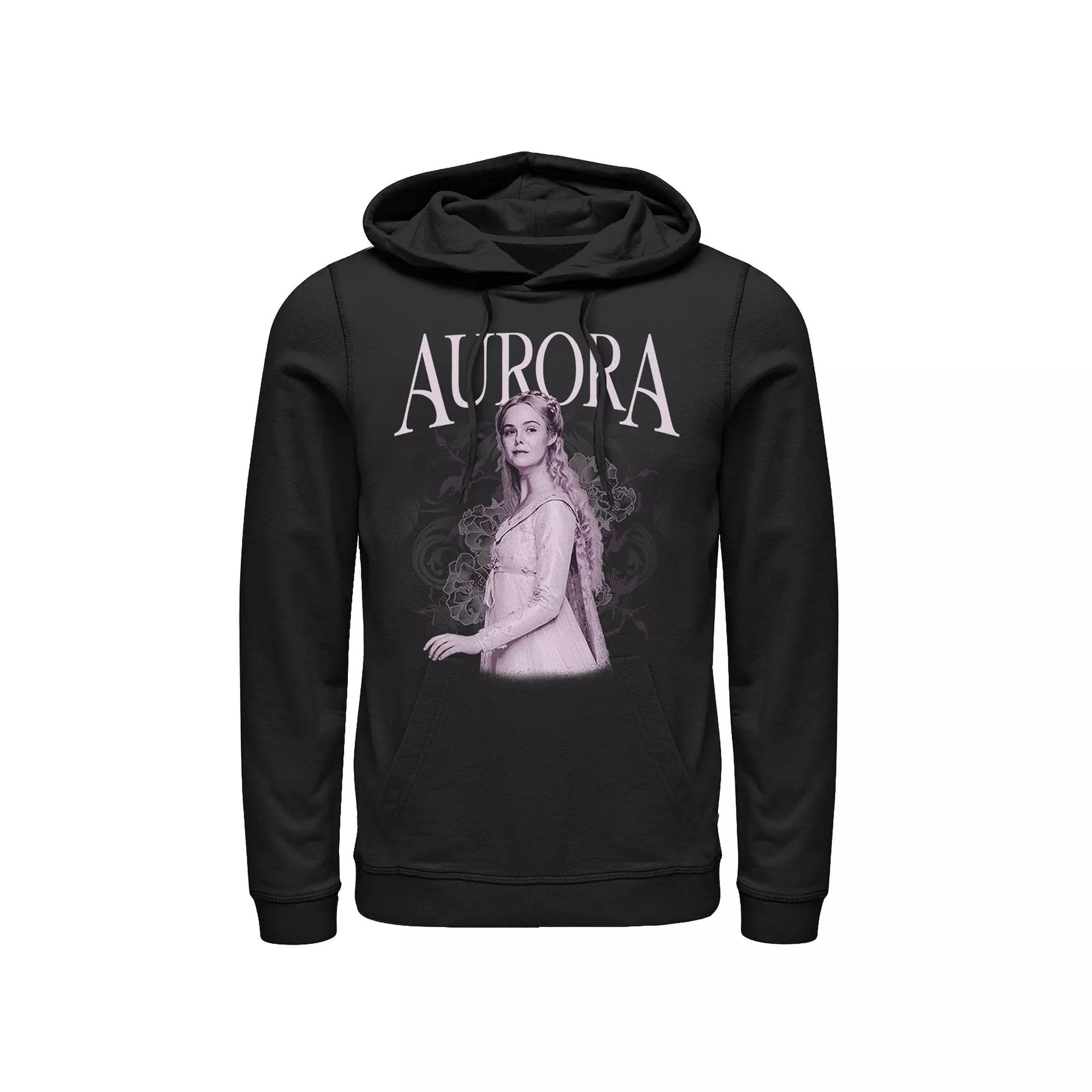 Disney's Maleficent Aurora Pink Hue Portrait Men's Hoodie,  Product Image
