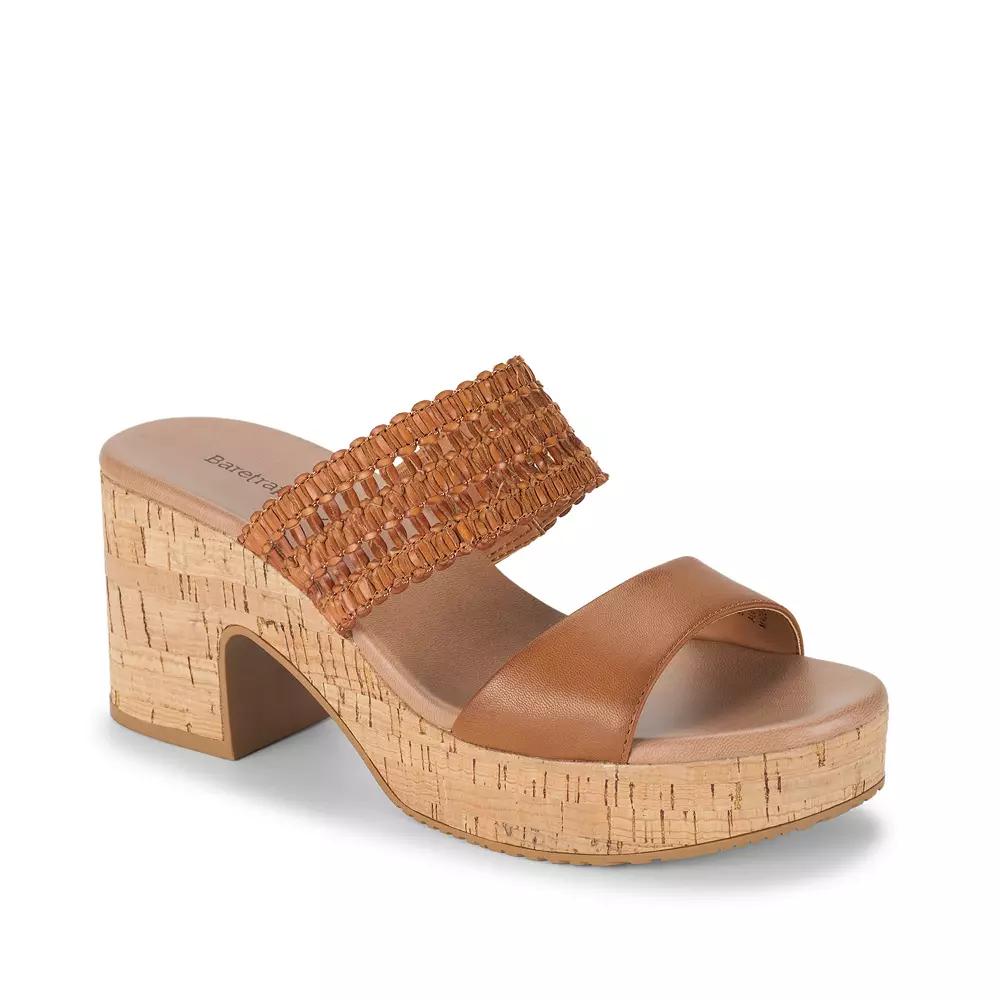 Baretraps Myles Women's Block Heel Sandals, Size: 6.5, Dark Caramel Product Image