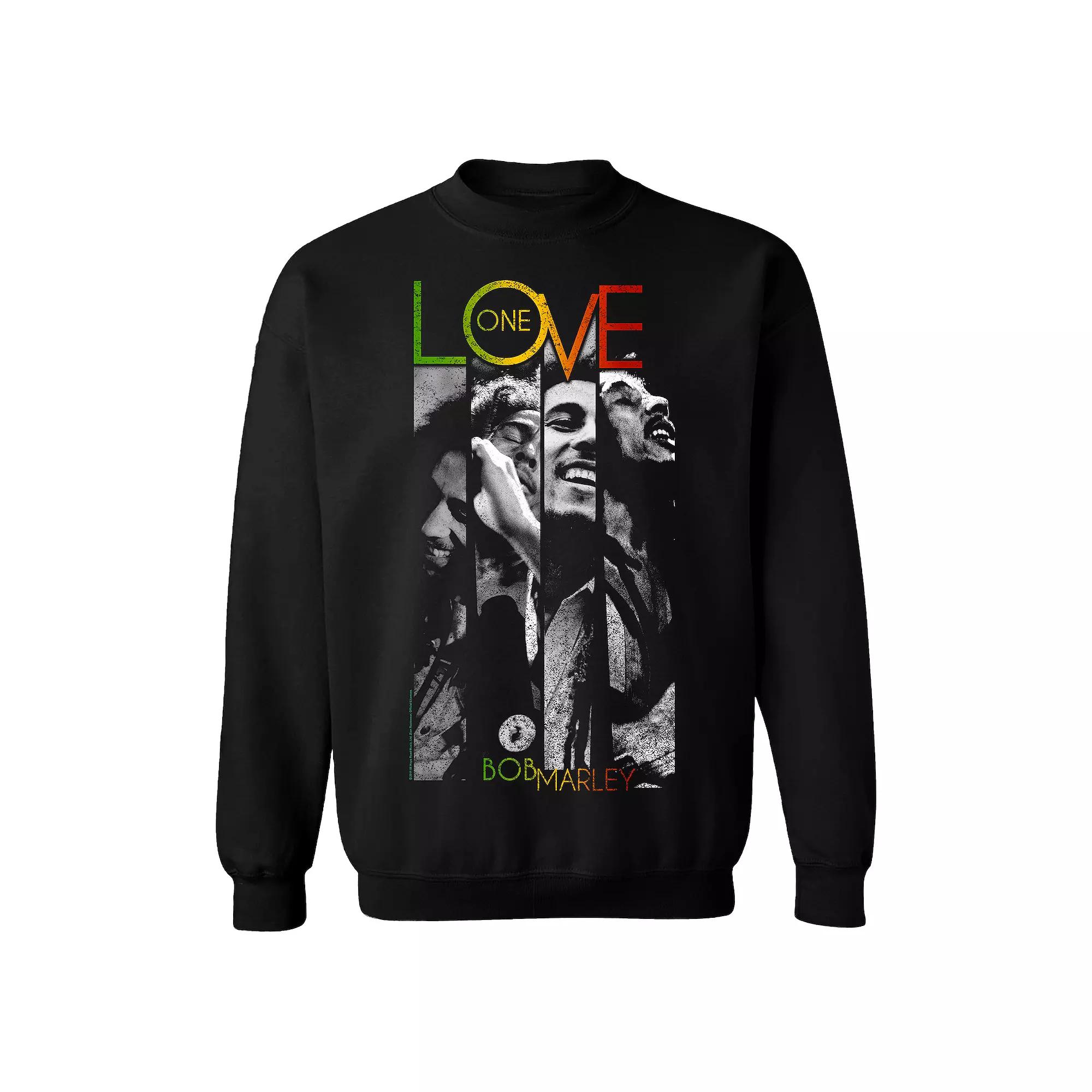 Men's Bob Marley One Love Stripes Sweatshirt, Adult Unisex,  Product Image