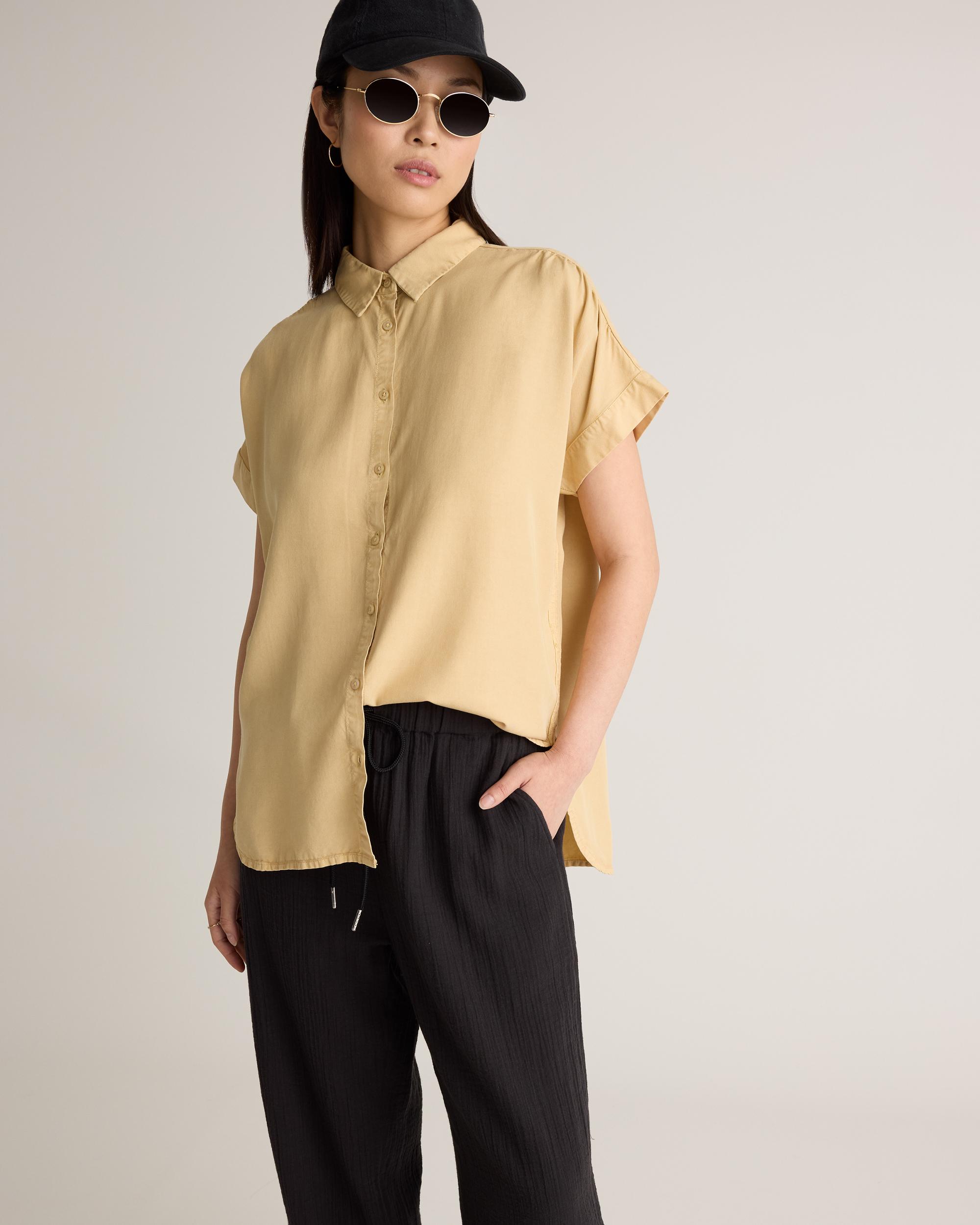 Quince | Women's Gauze Straight Leg Pants Size XS, Organic Cotton Product Image
