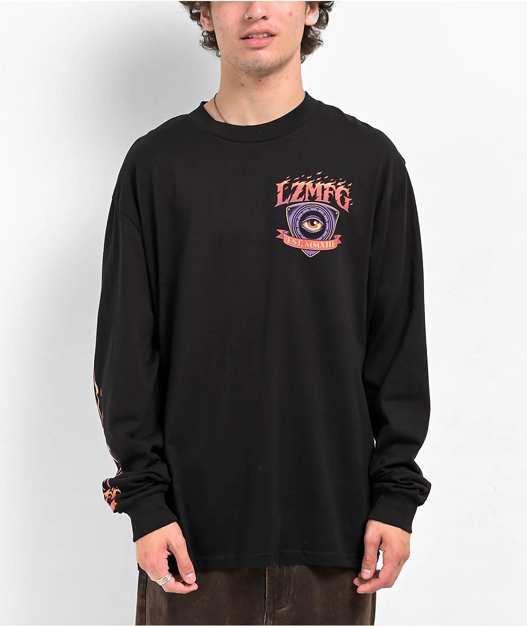LZMFG Sacred Black Long Sleeve T-Shirt Product Image