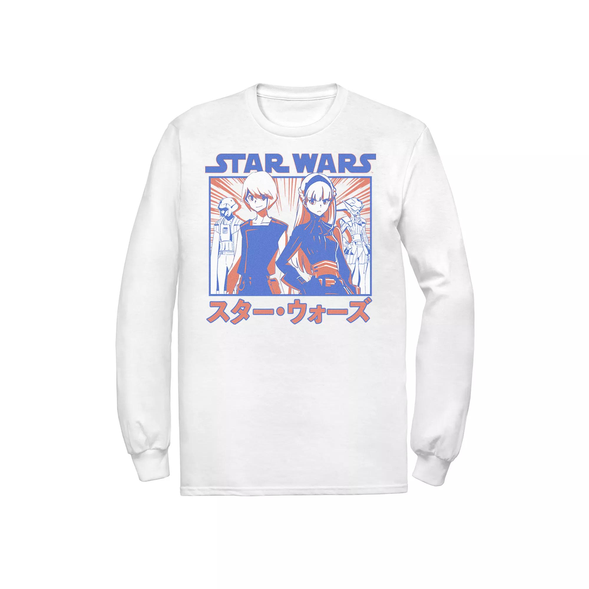 Men's Star Wars Visions Anime Twins Graphic Tee,  Product Image