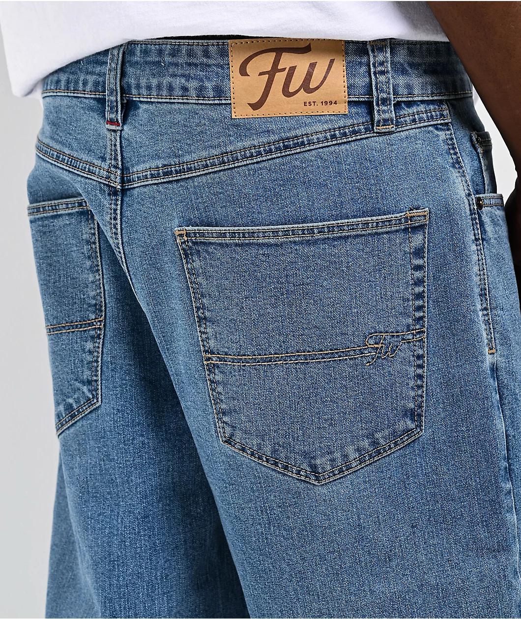 Freeworld Light Blue Relaxed Jeans Product Image