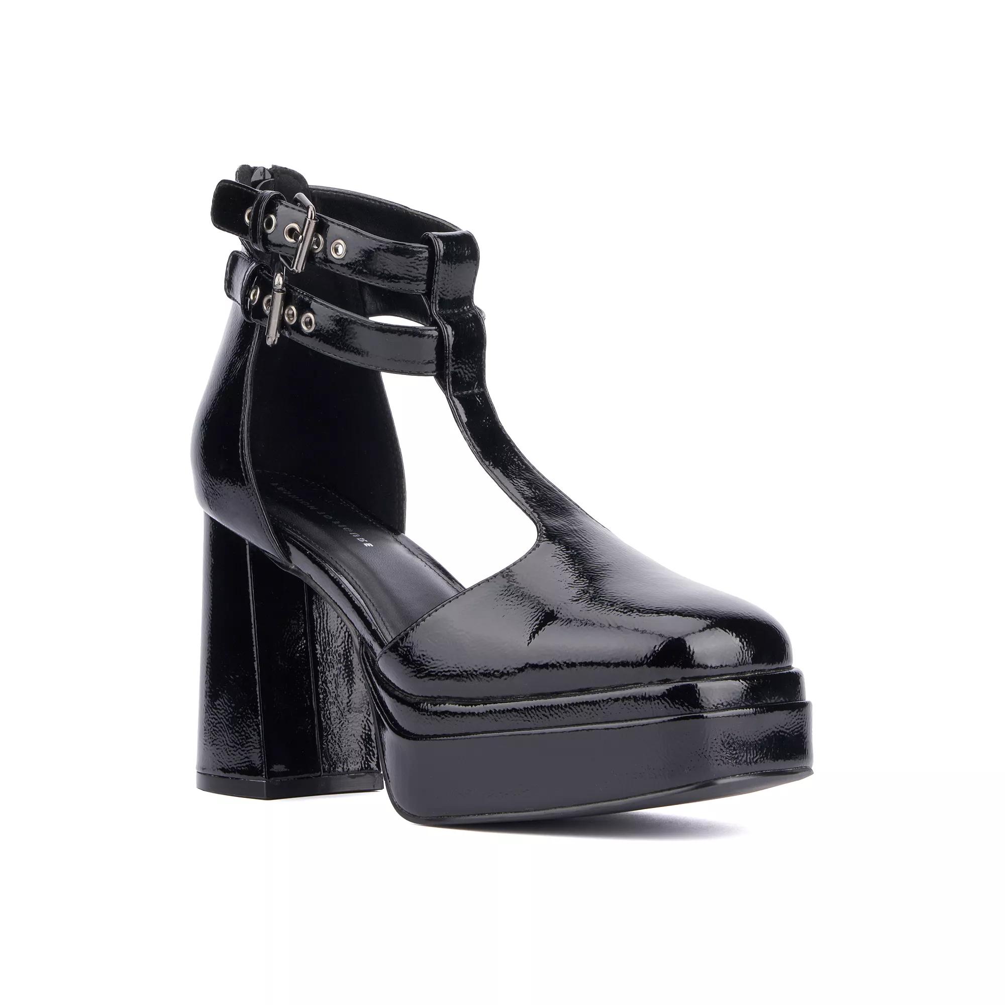 Women's Fashion to Figure Maria Platform Wide-Width Heels,  Product Image