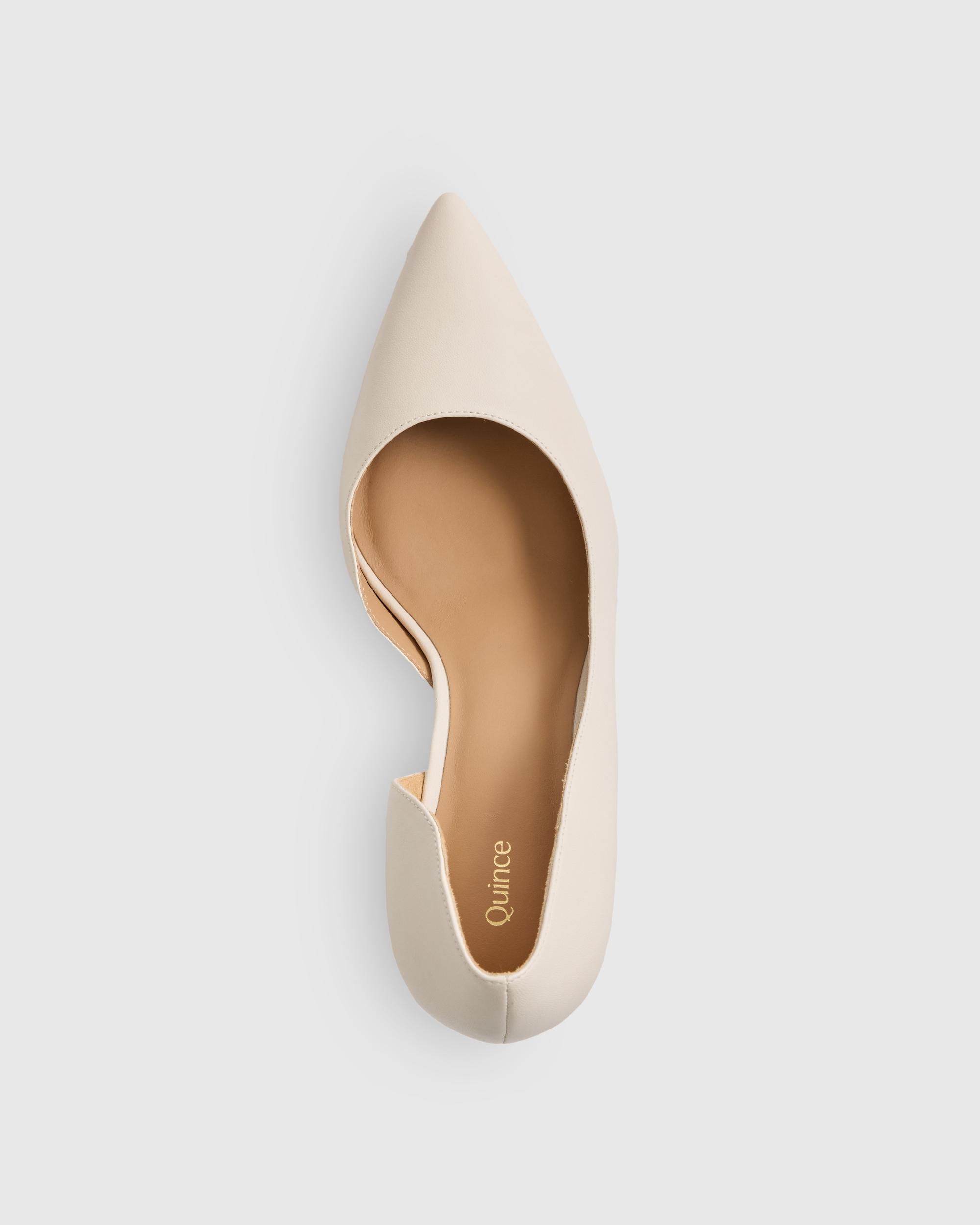 Quince | Women's Italian Leather 75mm d'Orsay Pump Product Image